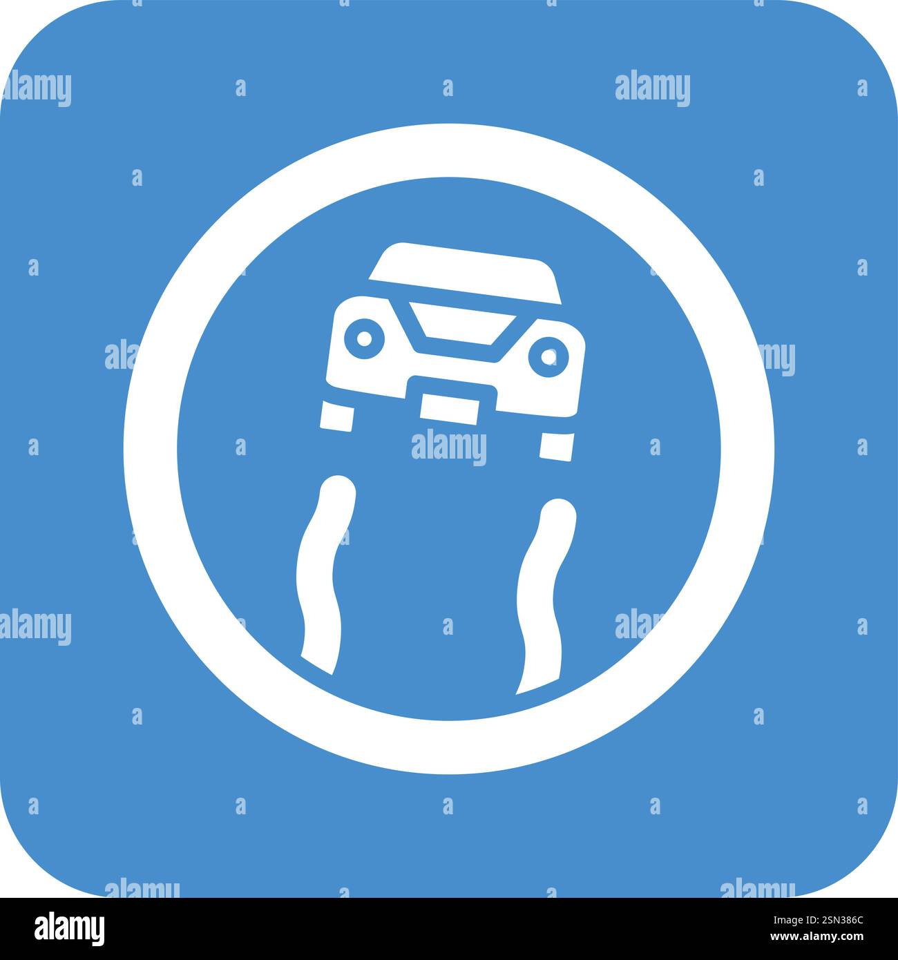 Slippery Vector Icon Design Illustration Stock Vector