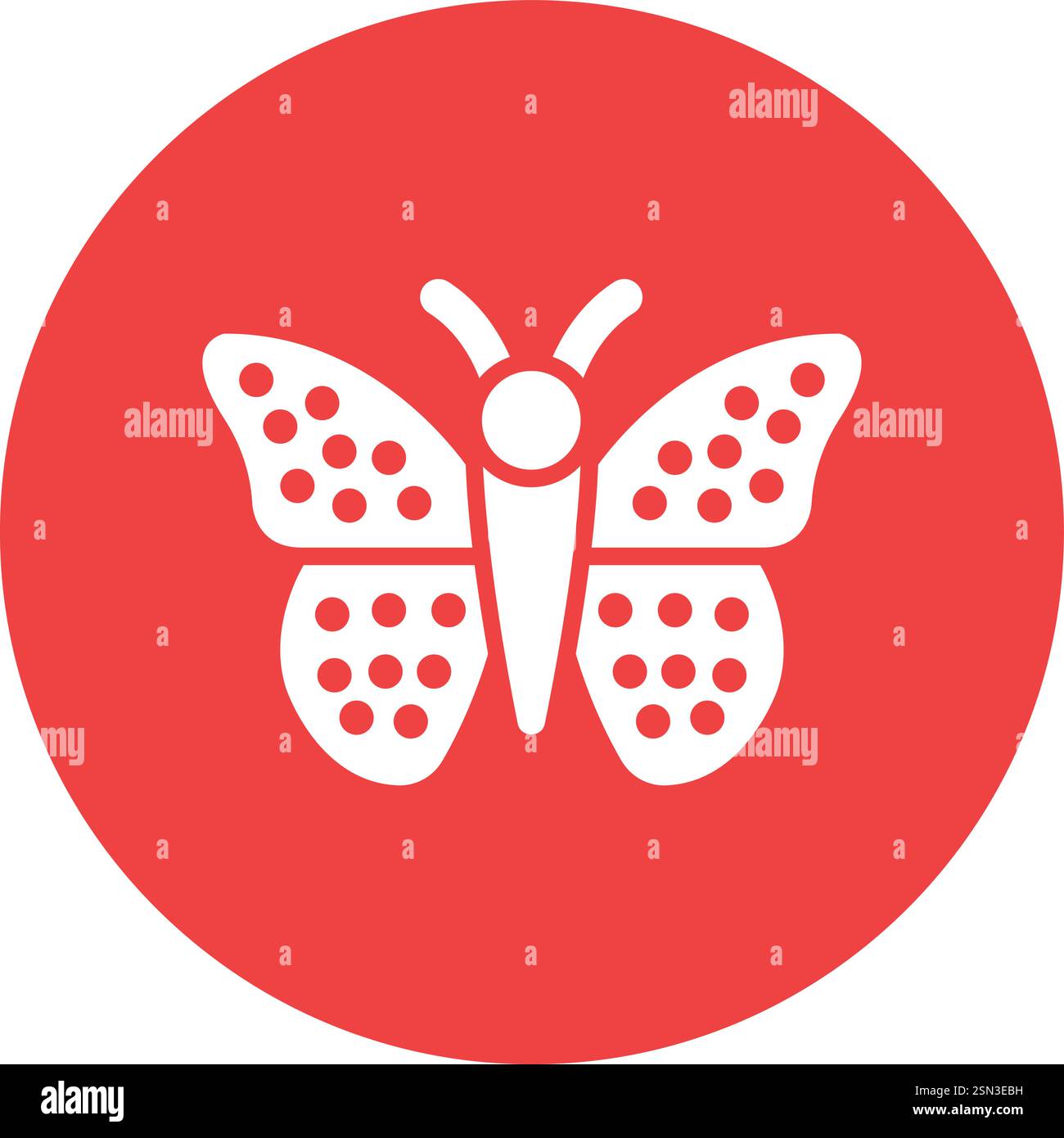 Butterfly Vector Icon Design Illustration Stock Vector