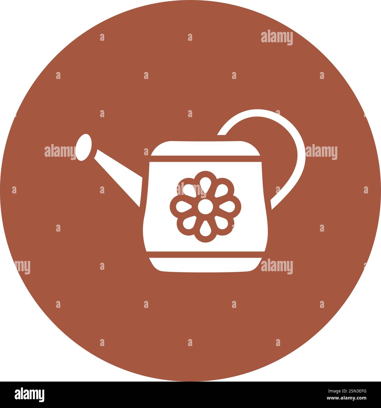 Watering can Vector Icon Design Illustration Stock Vector