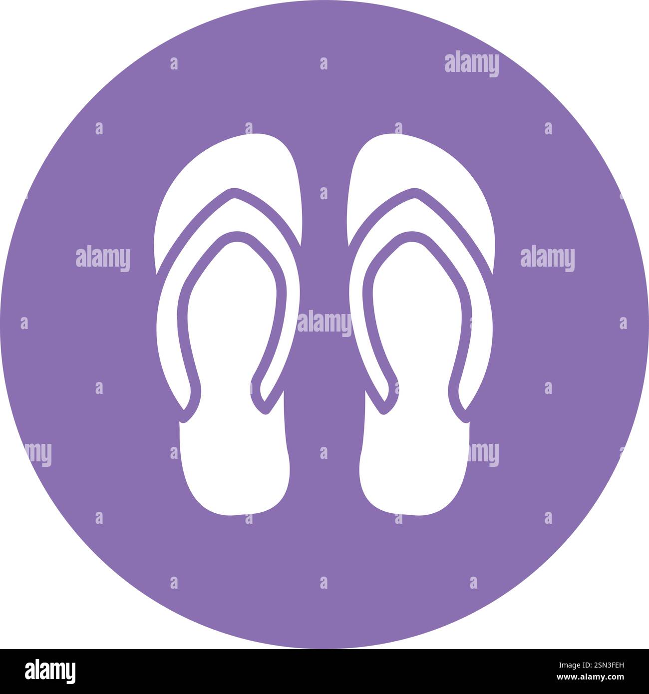 Slipper Vector Icon Design Illustration Stock Vector
