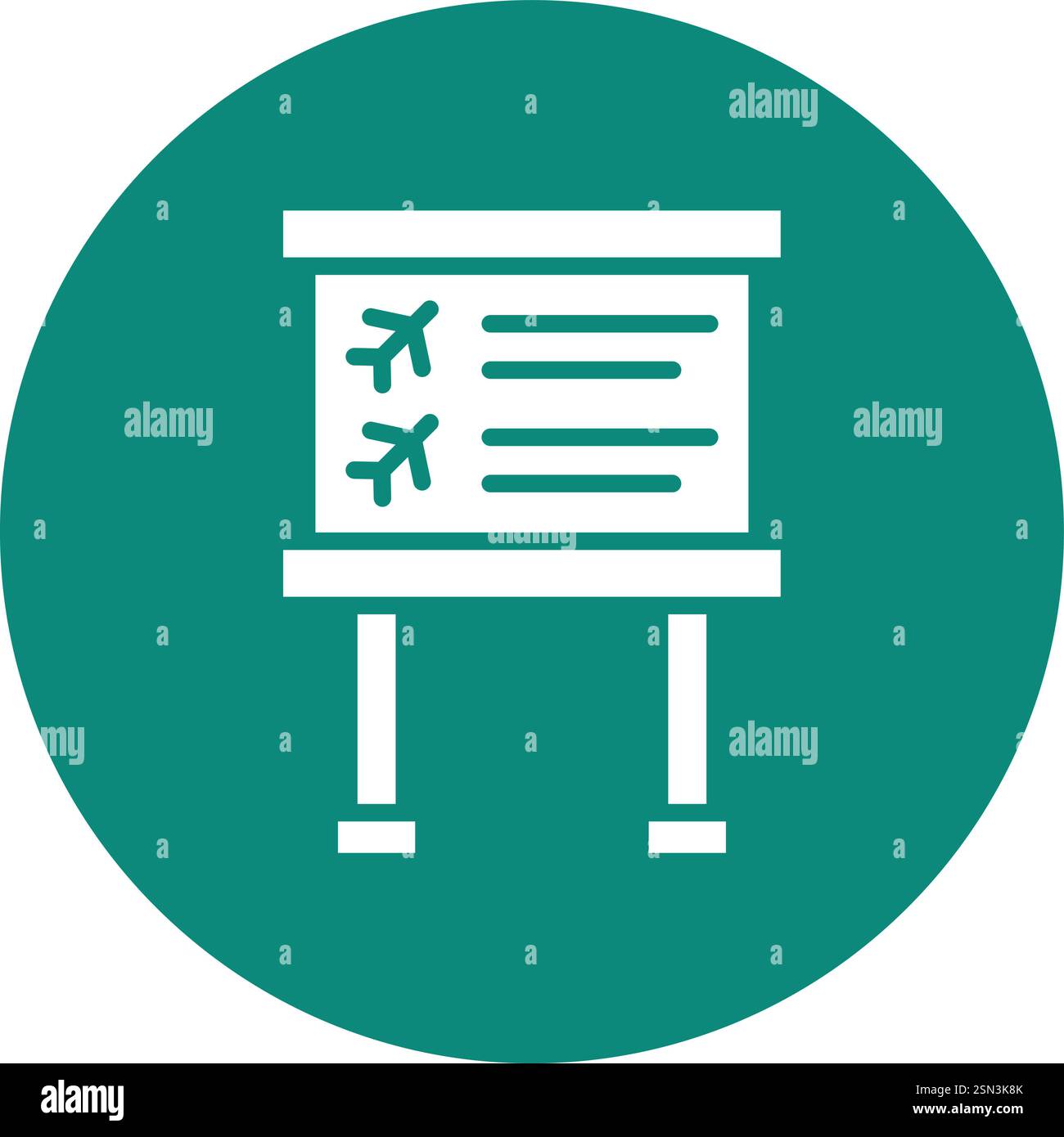 Flight information Vector Icon Design Illustration Stock Vector