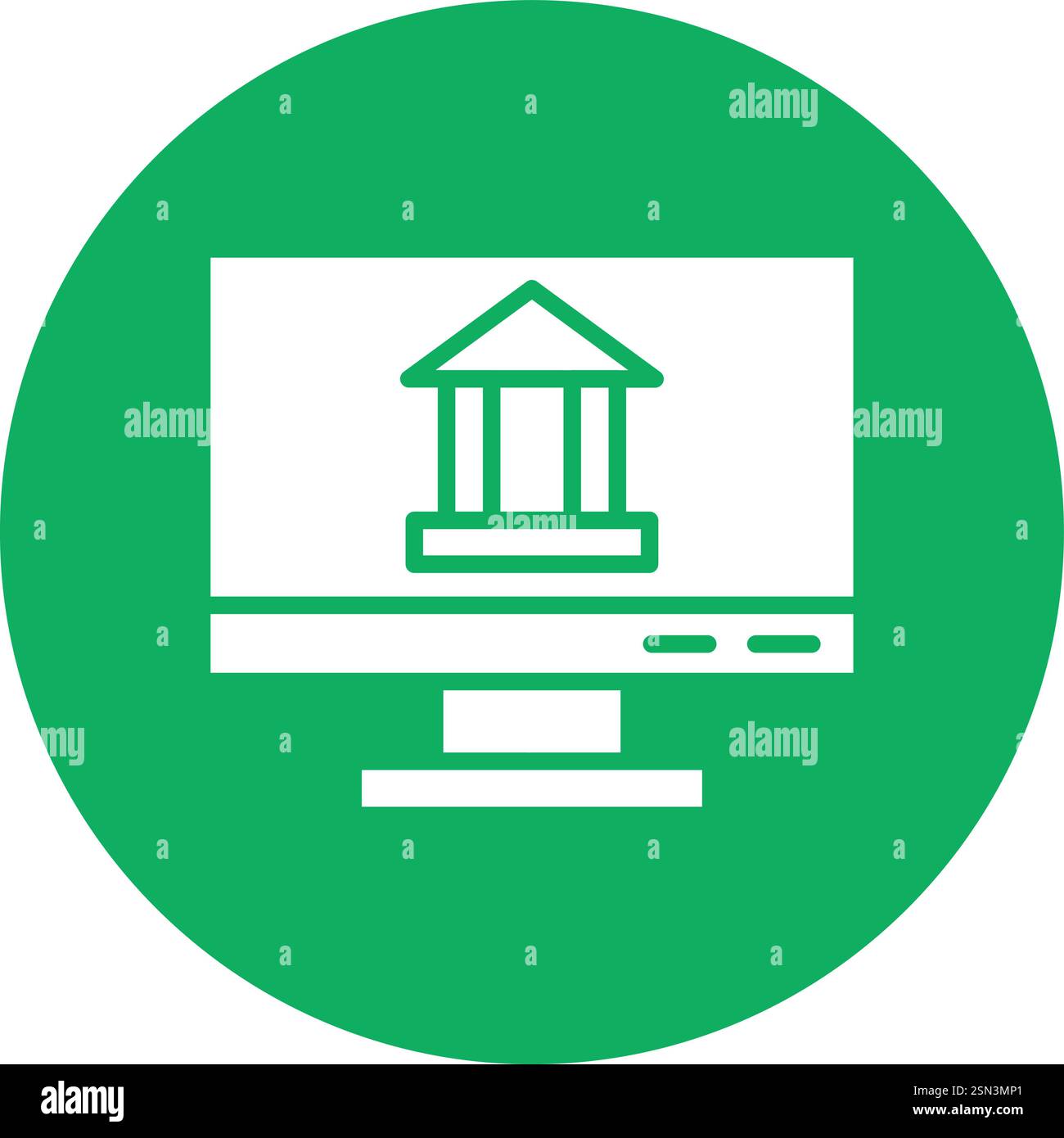 Online banking Vector Icon Design Illustration Stock Vector