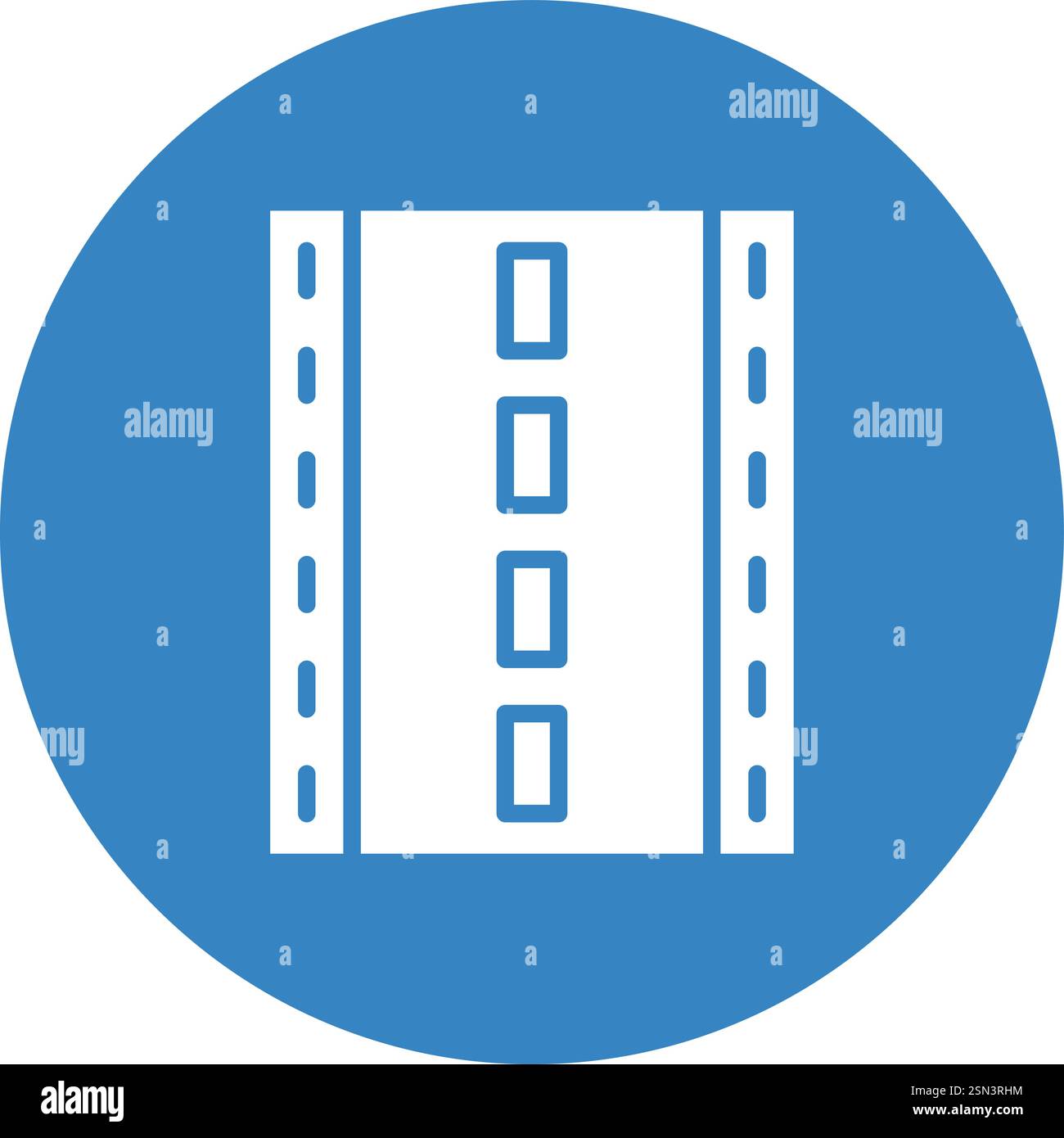 Runway Vector Icon Design Illustration Stock Vector