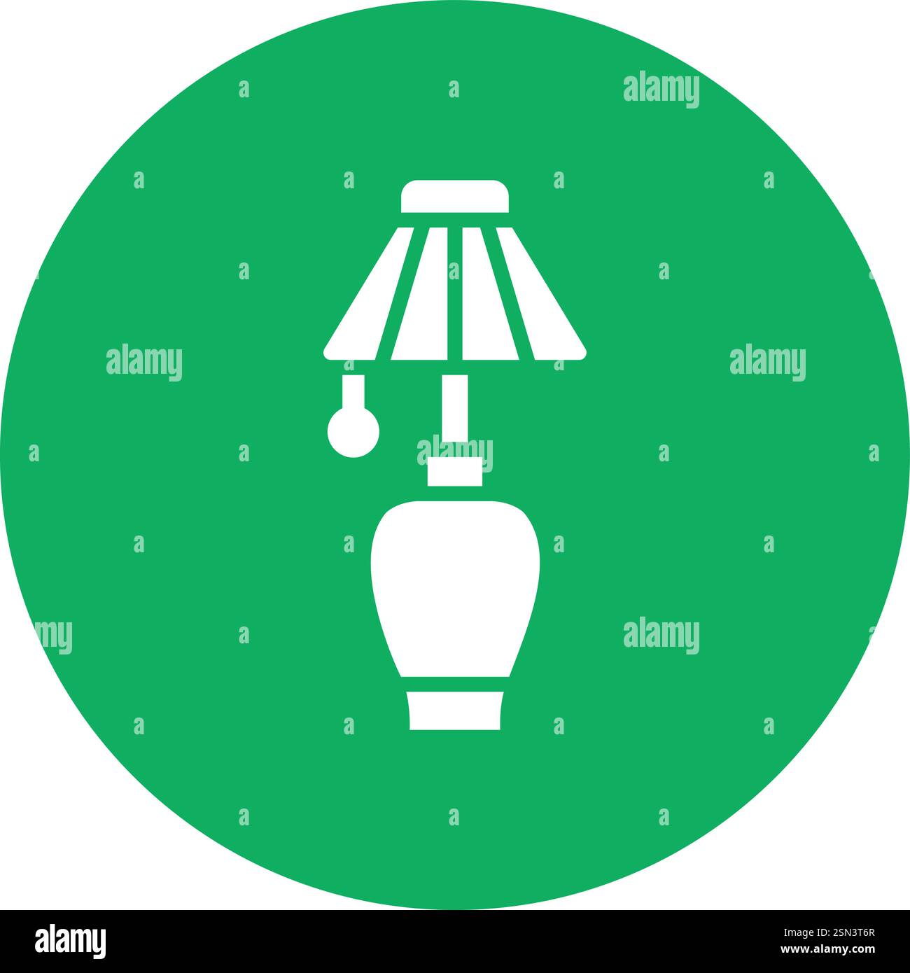 Table lamp Vector Icon Design Illustration Stock Vector