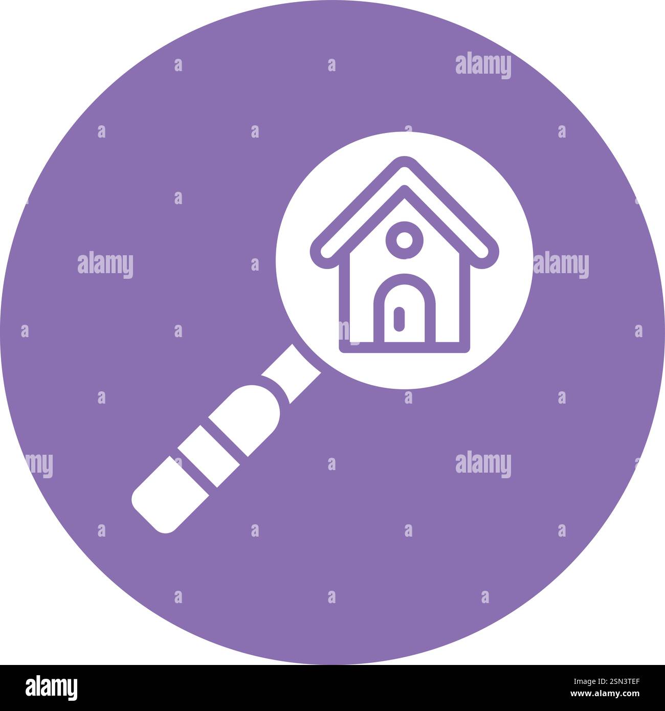 House search Vector Icon Design Illustration Stock Vector