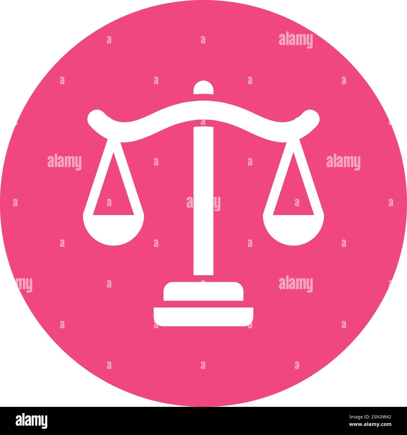 Balance Vector Icon Design Illustration Stock Vector