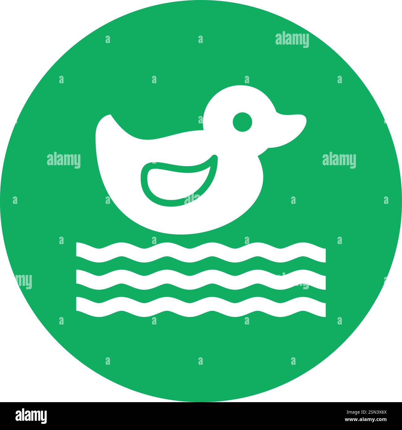 Plastic duck Vector Icon Design Illustration Stock Vector