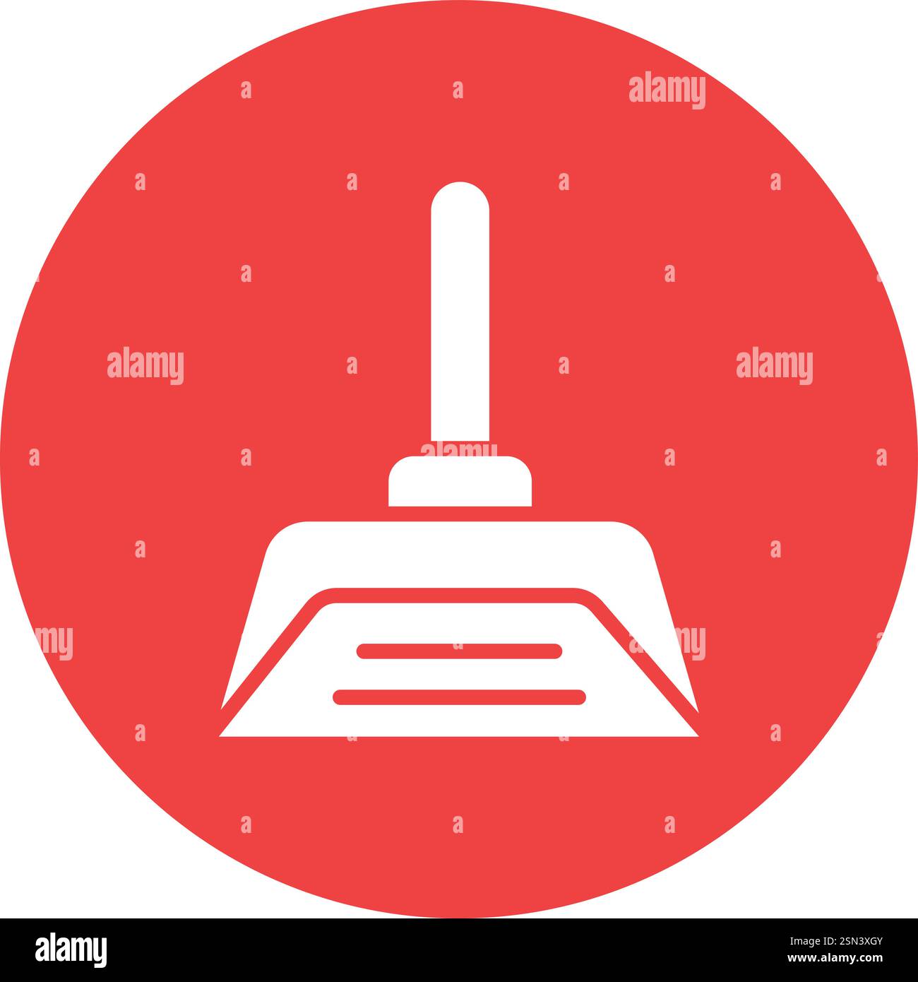 Dustpan Vector Icon Design Illustration Stock Vector