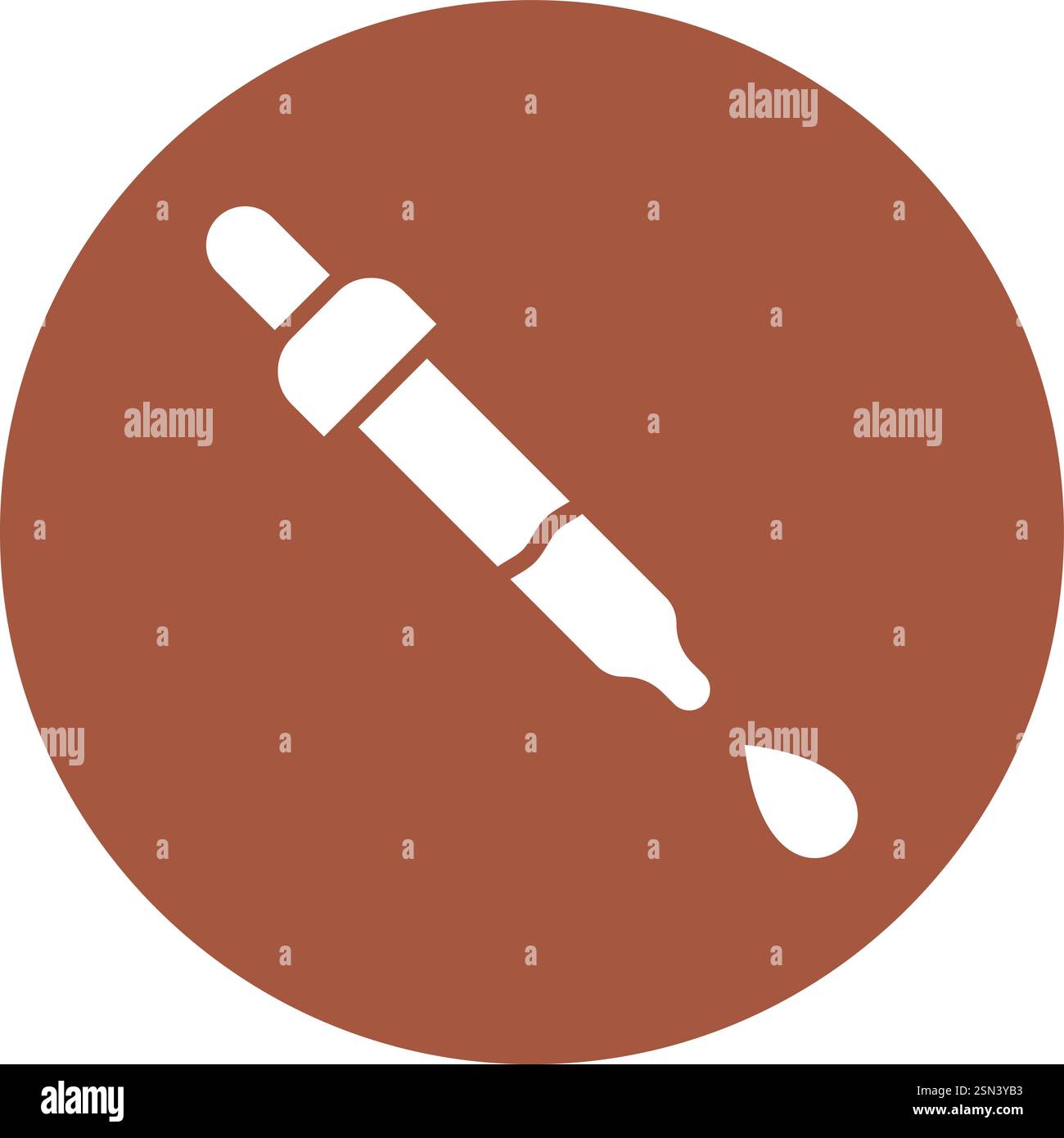 Dropper Vector Icon Design Illustration Stock Vector