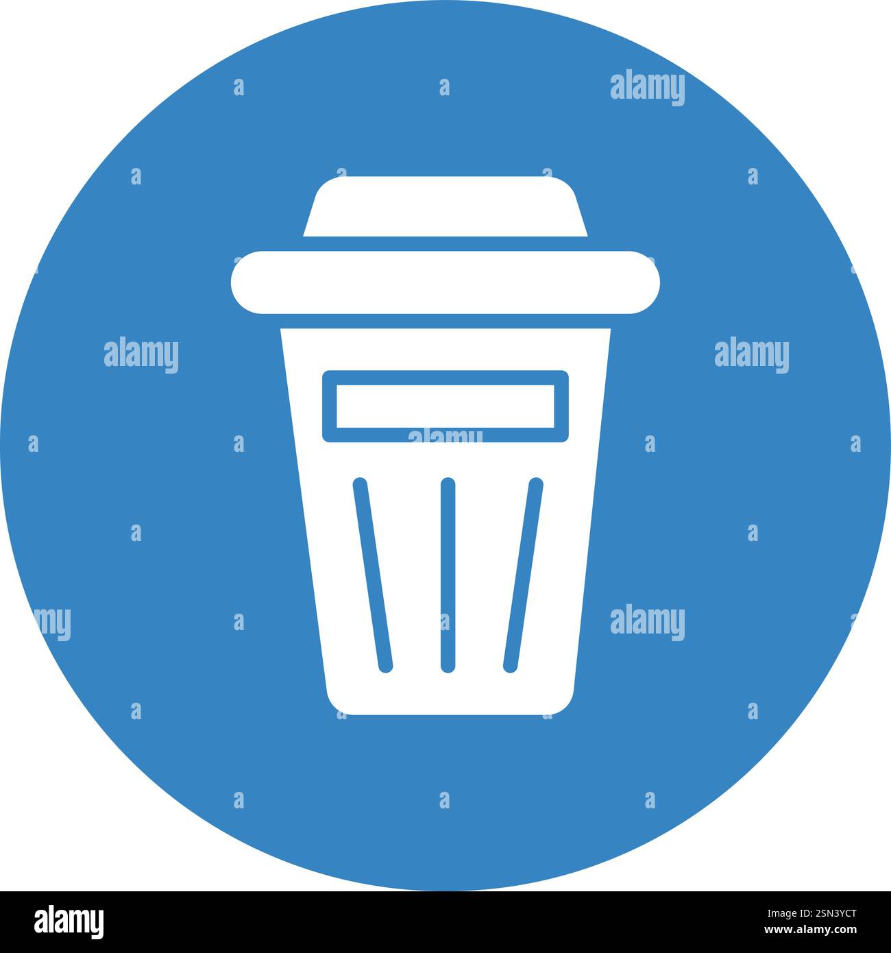 Trash Vector Icon Design Illustration Stock Vector