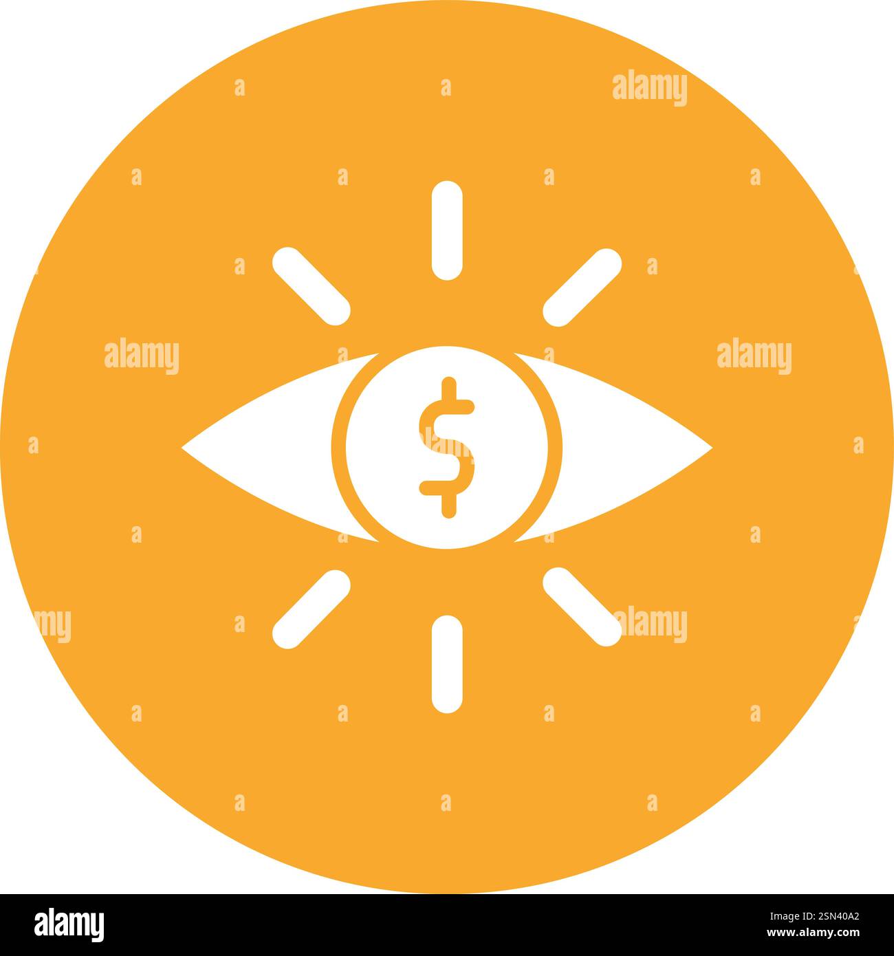Vision Vector Icon Design Illustration Stock Vector