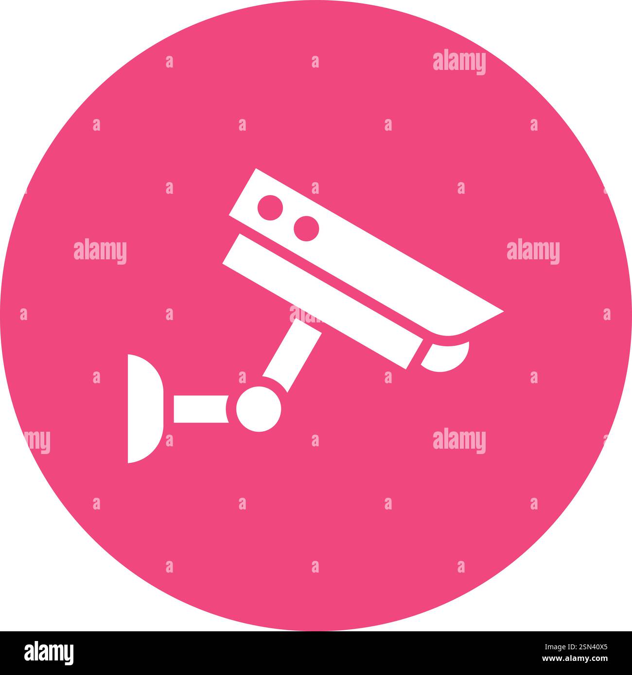 Cctv Vector Icon Design Illustration Stock Vector