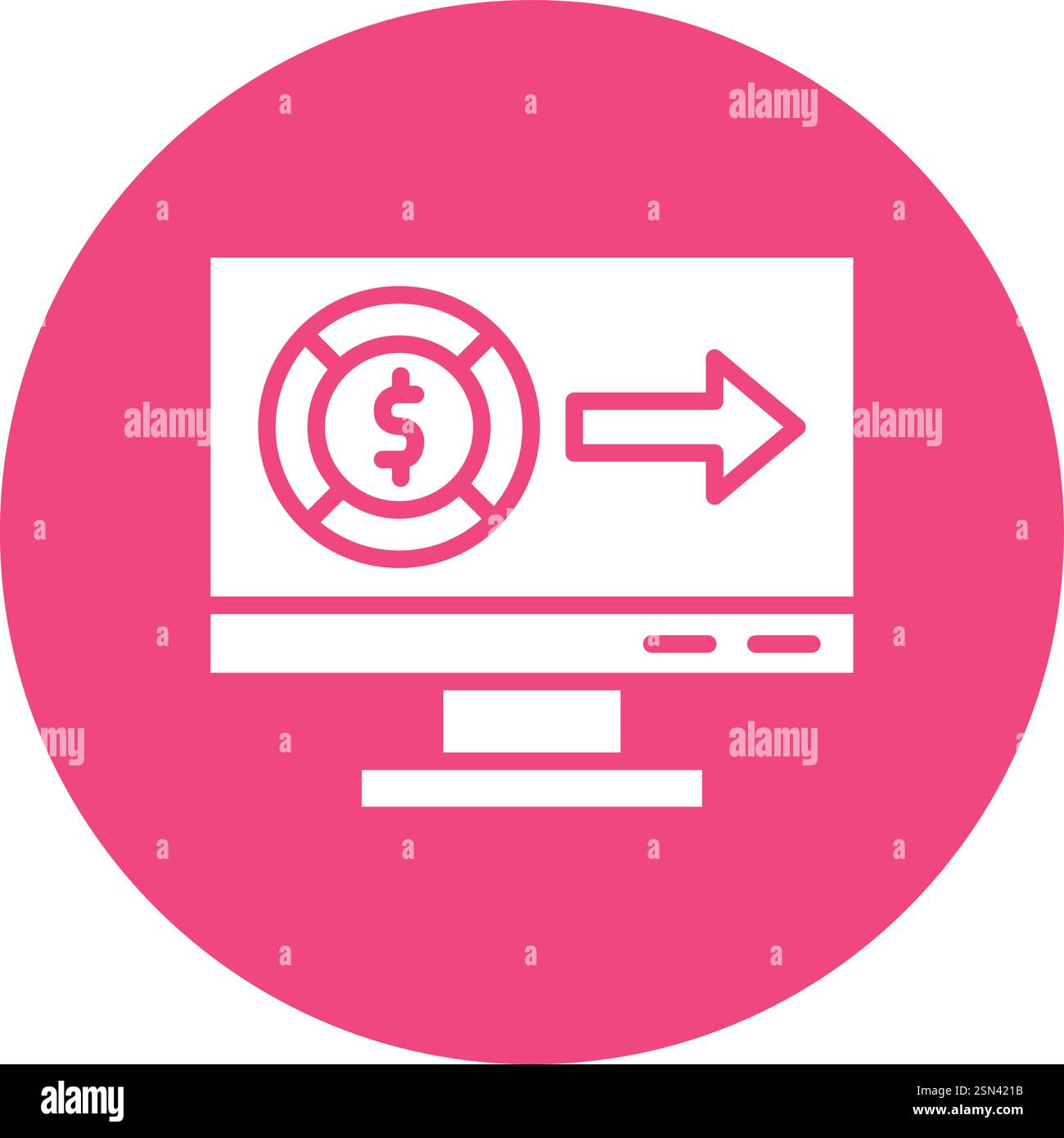 Money send Vector Icon Design Illustration Stock Vector