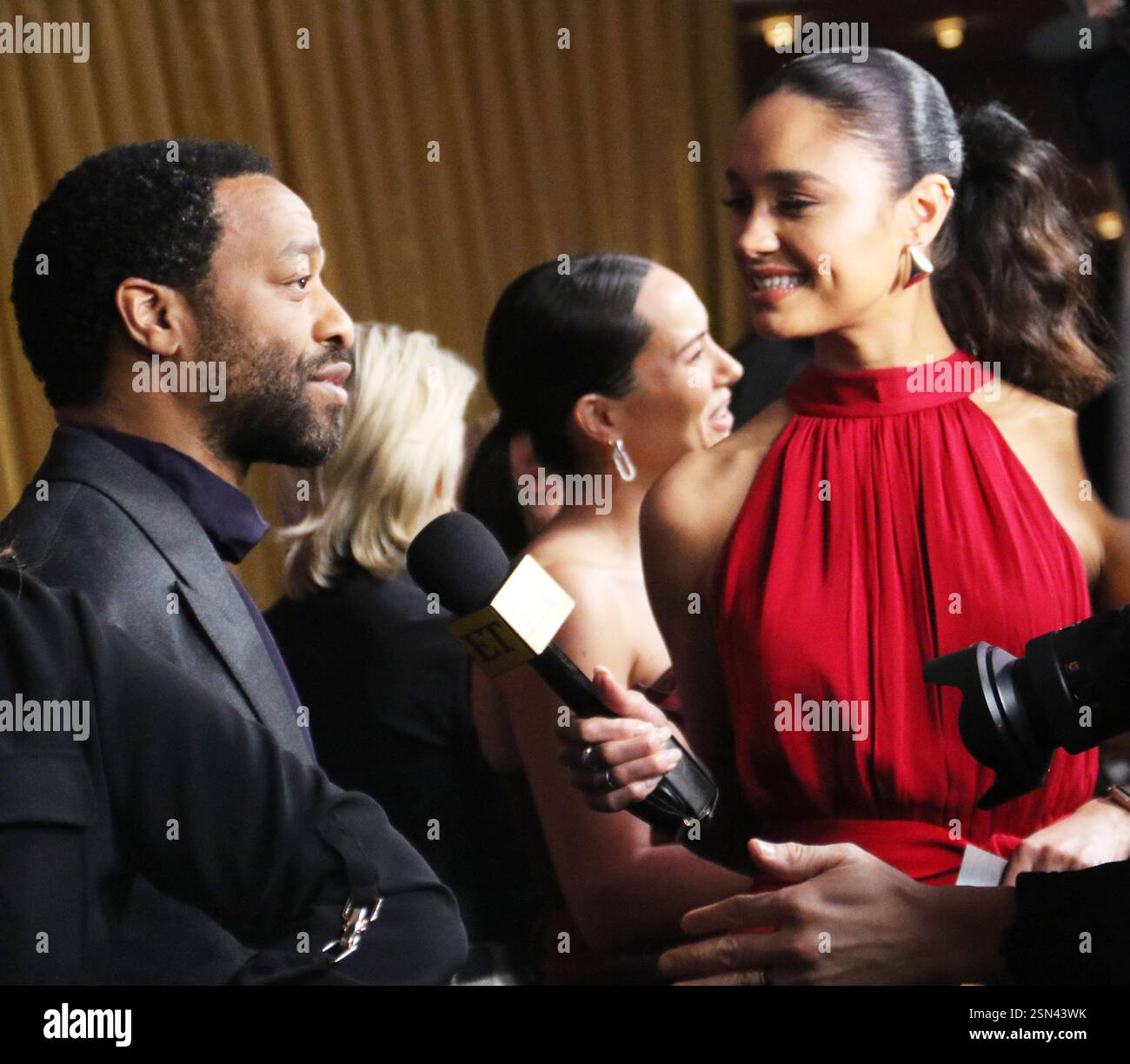 February 12, 2025 Chiwetel Ejiofor, Rachel Smith attend Peacock