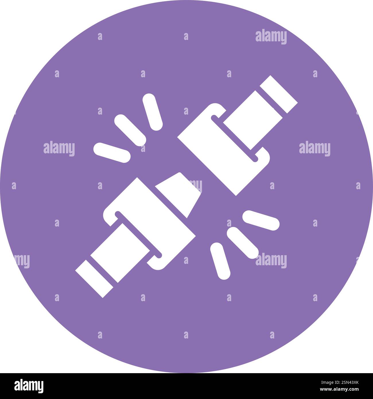 Safety belt Vector Icon Design Illustration Stock Vector