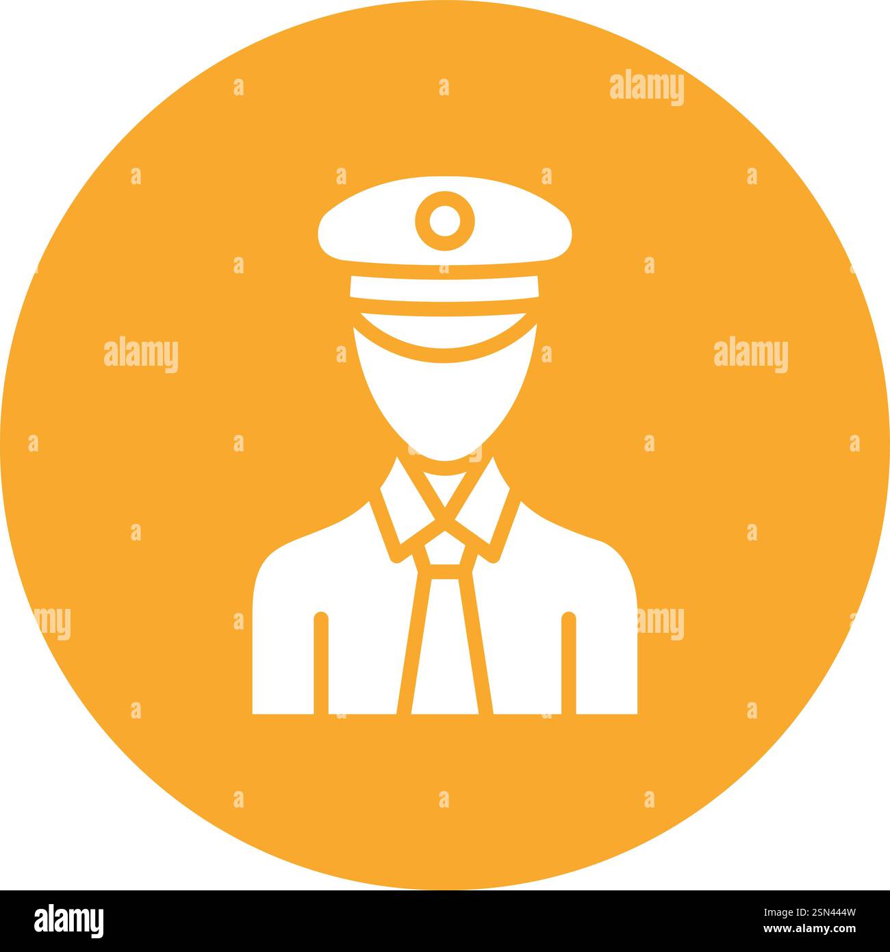 Pilot Vector Icon Design Illustration Stock Vector