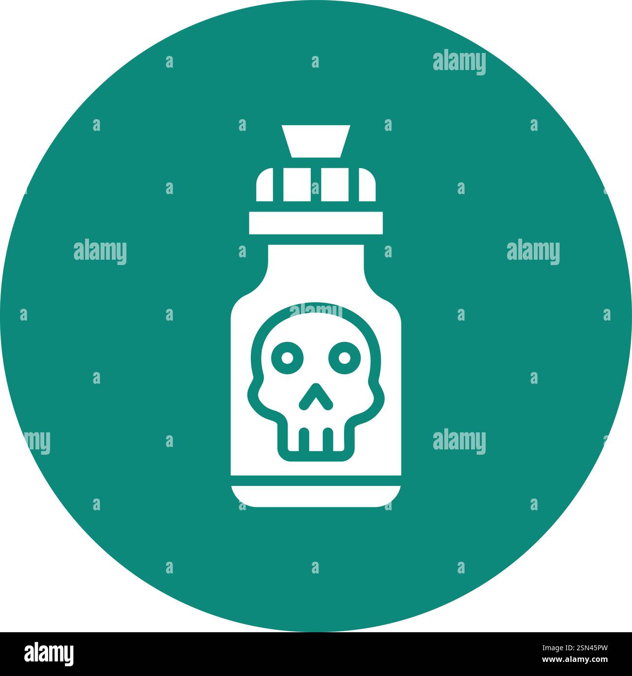 Poison Vector Icon Design Illustration Stock Vector