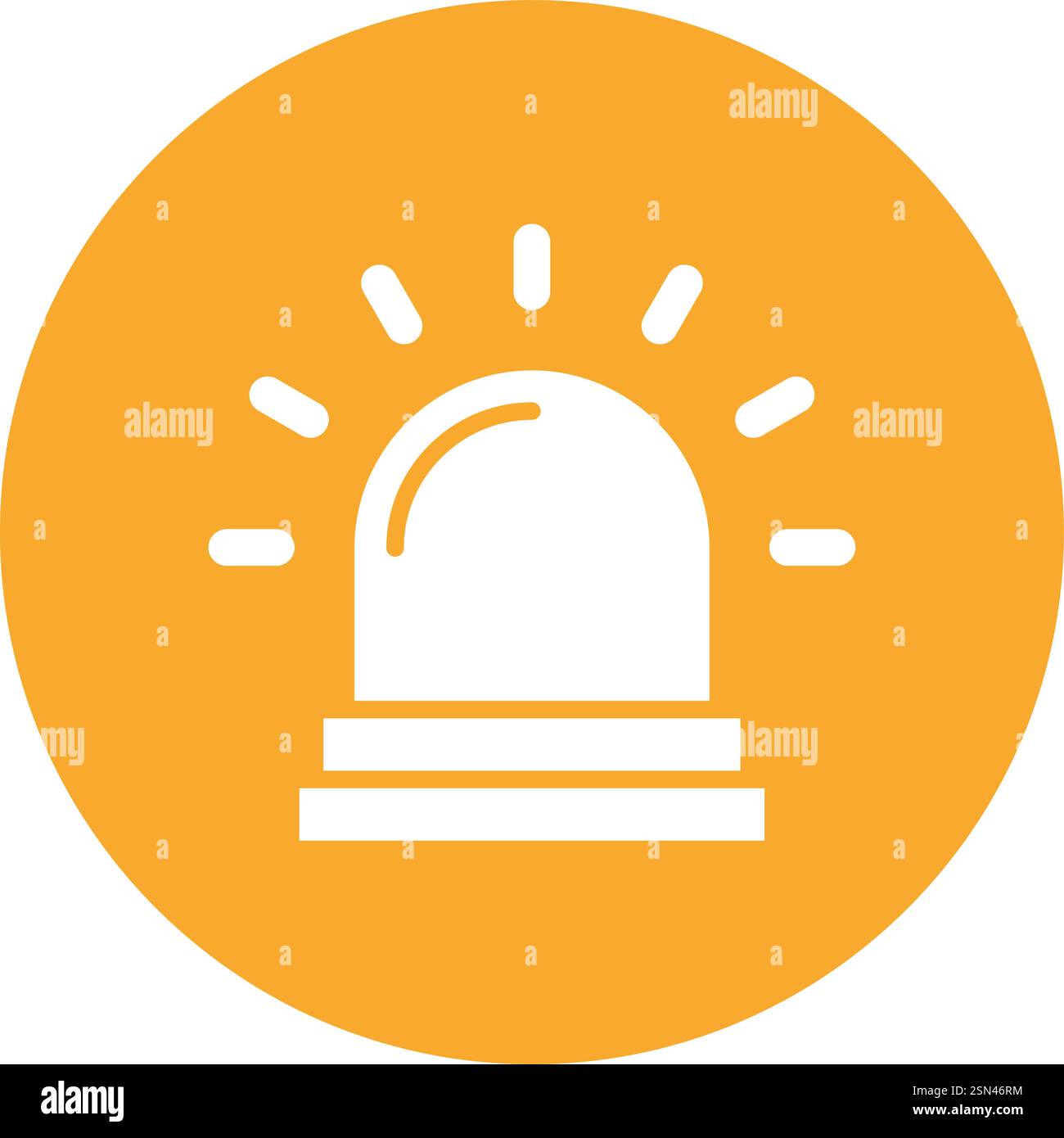 Fire alarm Vector Icon Design Illustration Stock Vector