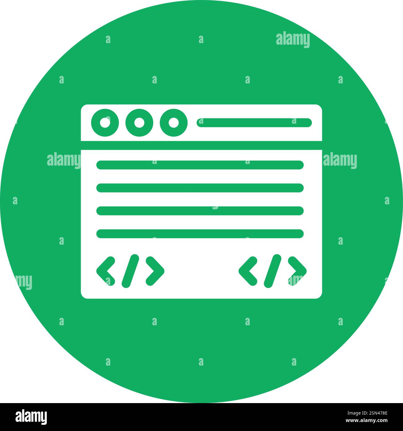 Command line Vector Icon Design Illustration Stock Vector