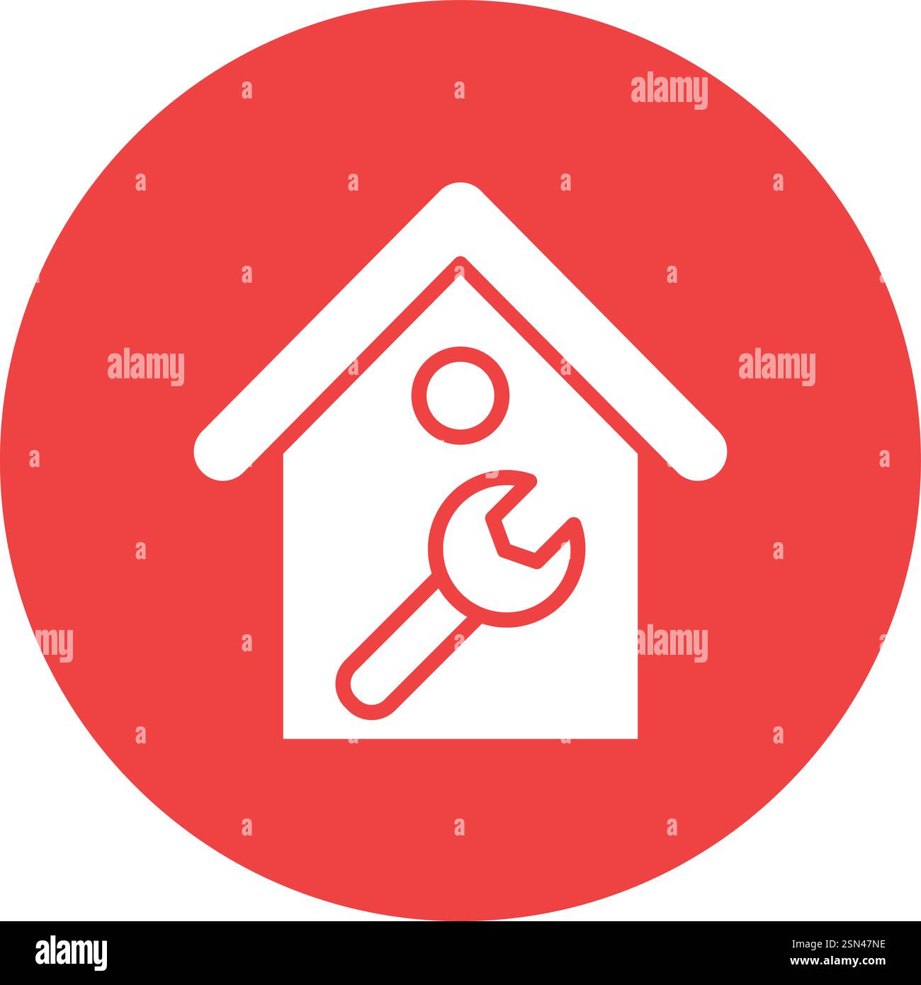 House maintenance Vector Icon Design Illustration Stock Vector
