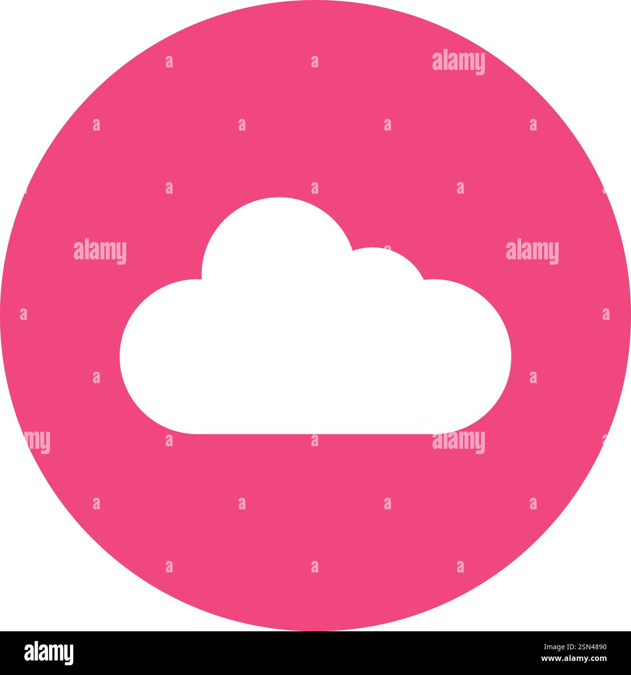 Cloud Vector Icon Design Illustration Stock Vector