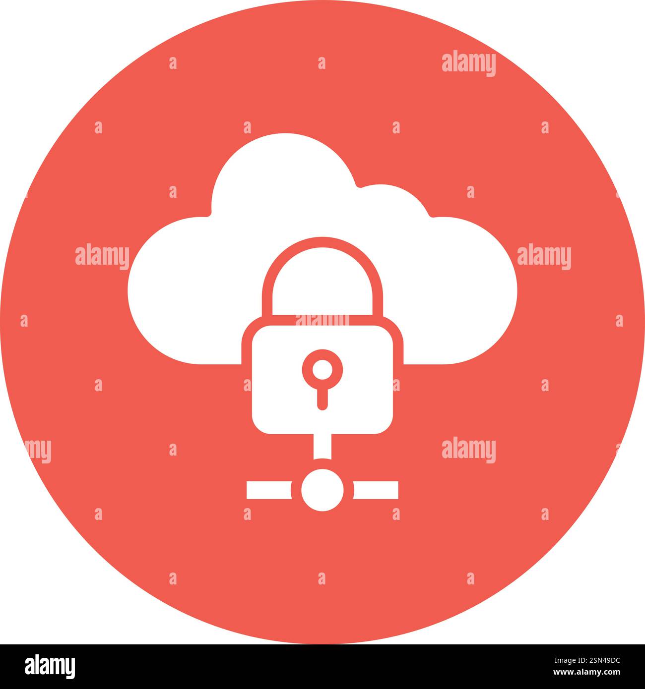 Data protection Vector Icon Design Illustration Stock Vector