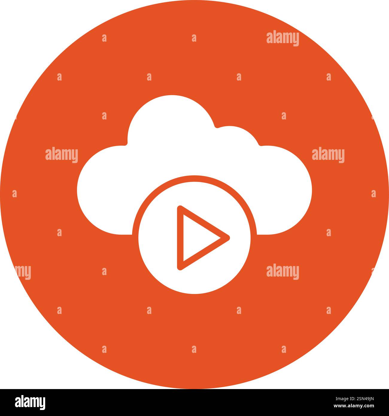 Video player Vector Icon Design Illustration Stock Vector