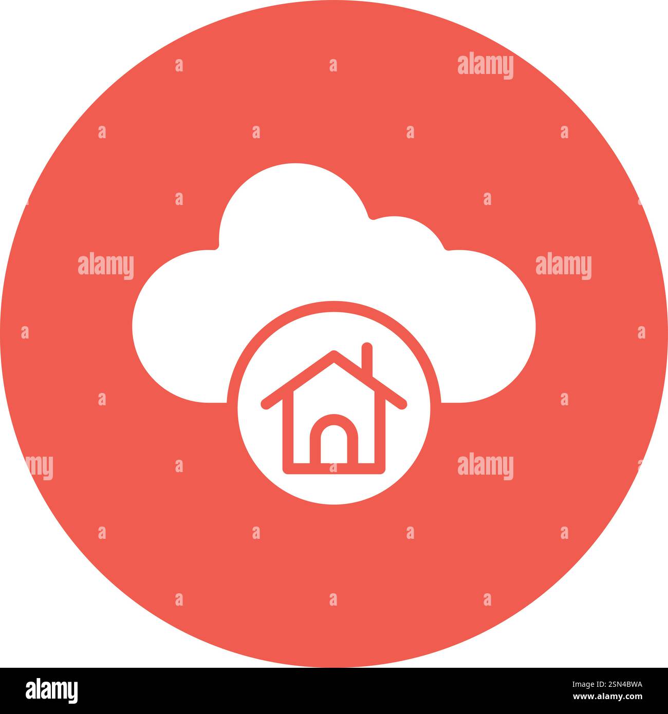 Smart house Vector Icon Design Illustration Stock Vector