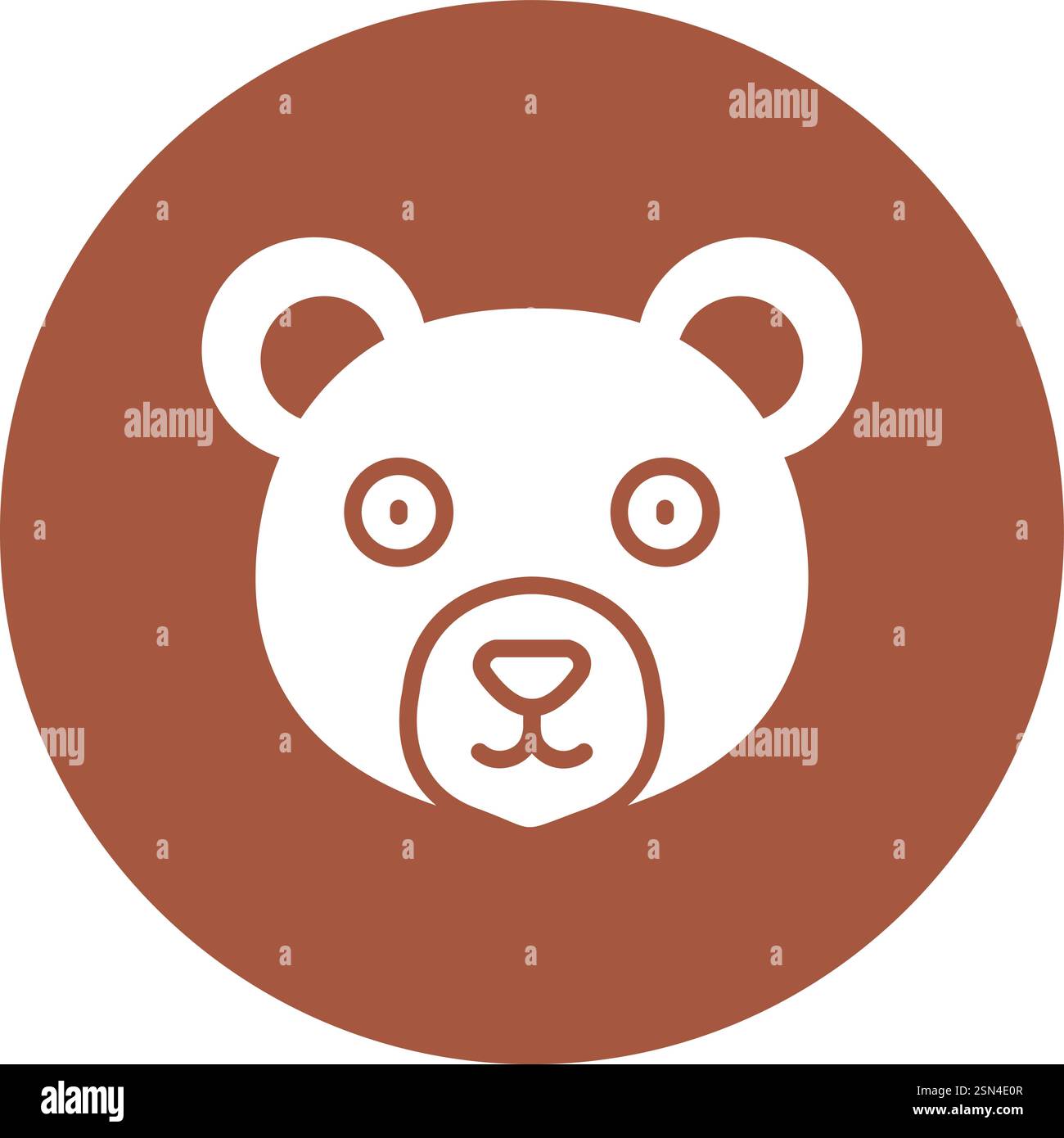 Bear Vector Icon Design Illustration Stock Vector
