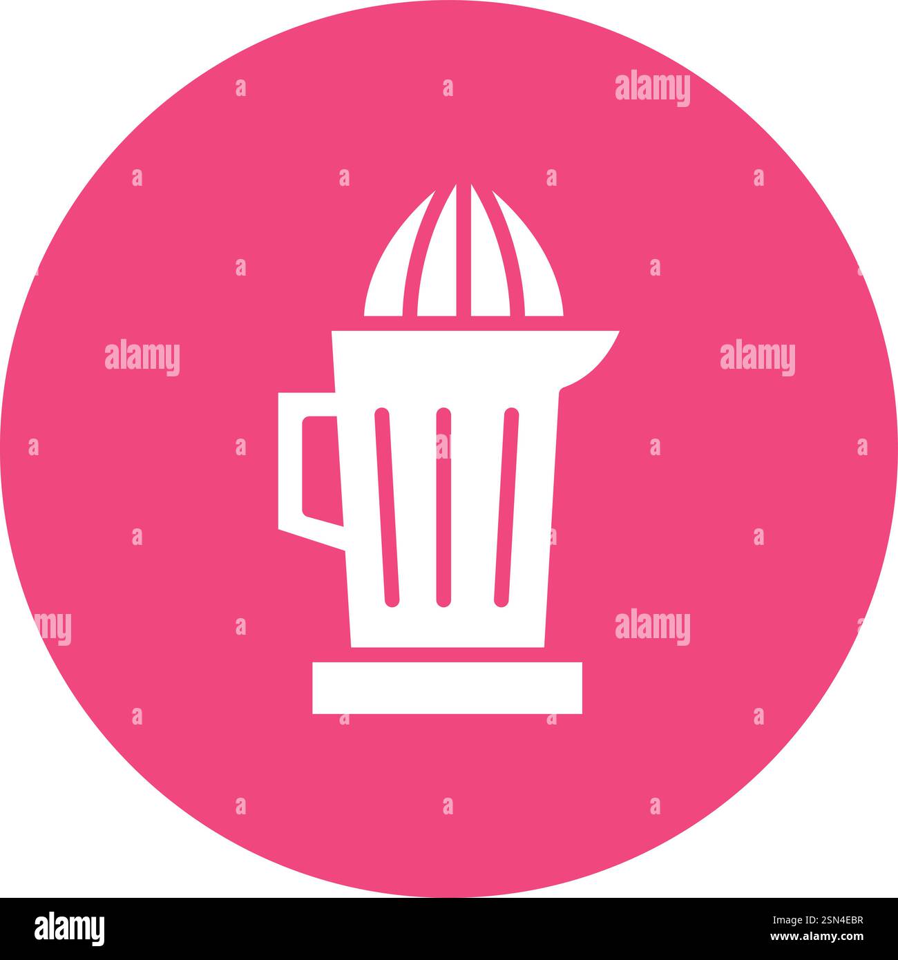 Citrus juicer Vector Icon Design Illustration Stock Vector