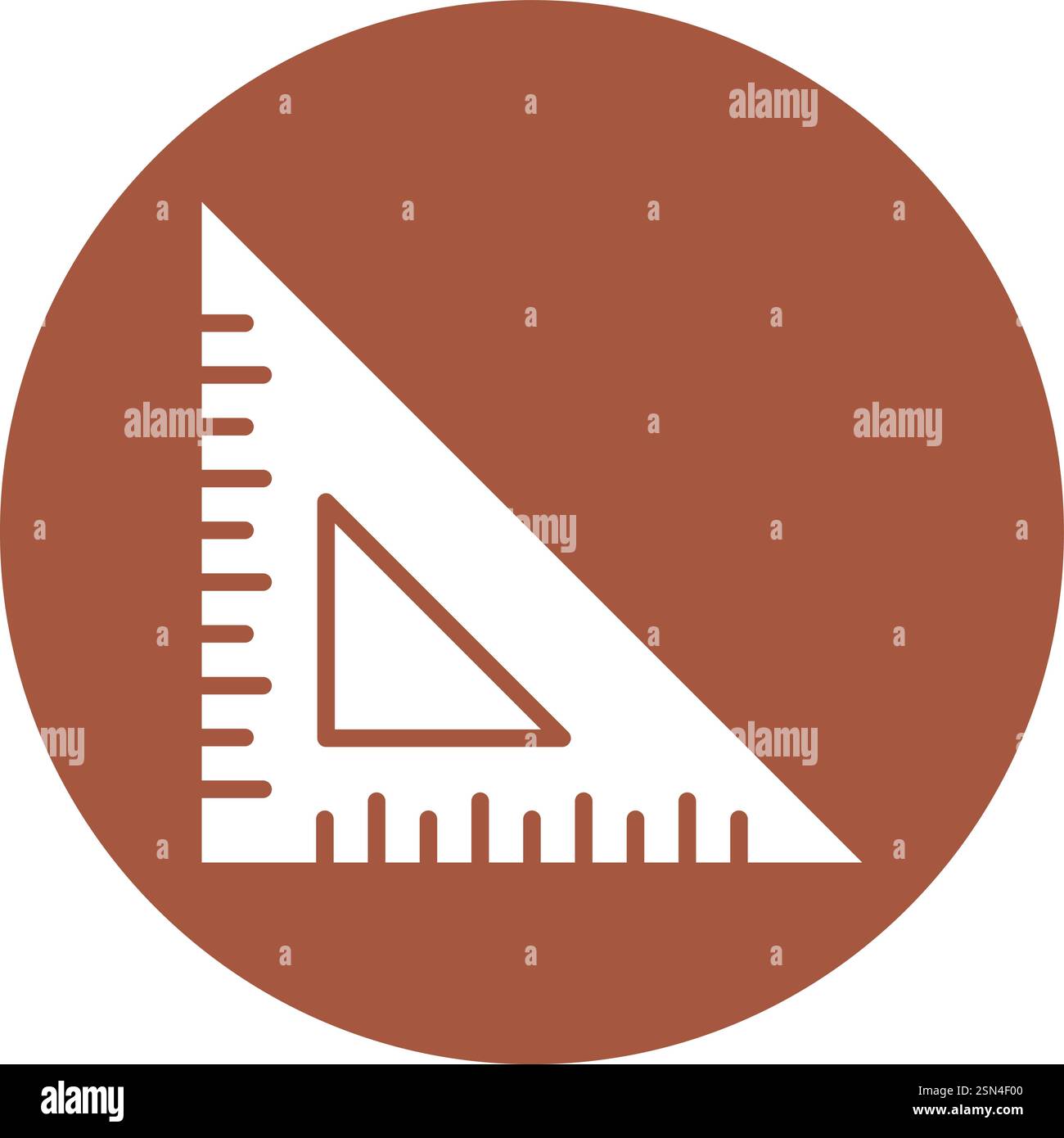 Set square Vector Icon Design Illustration Stock Vector