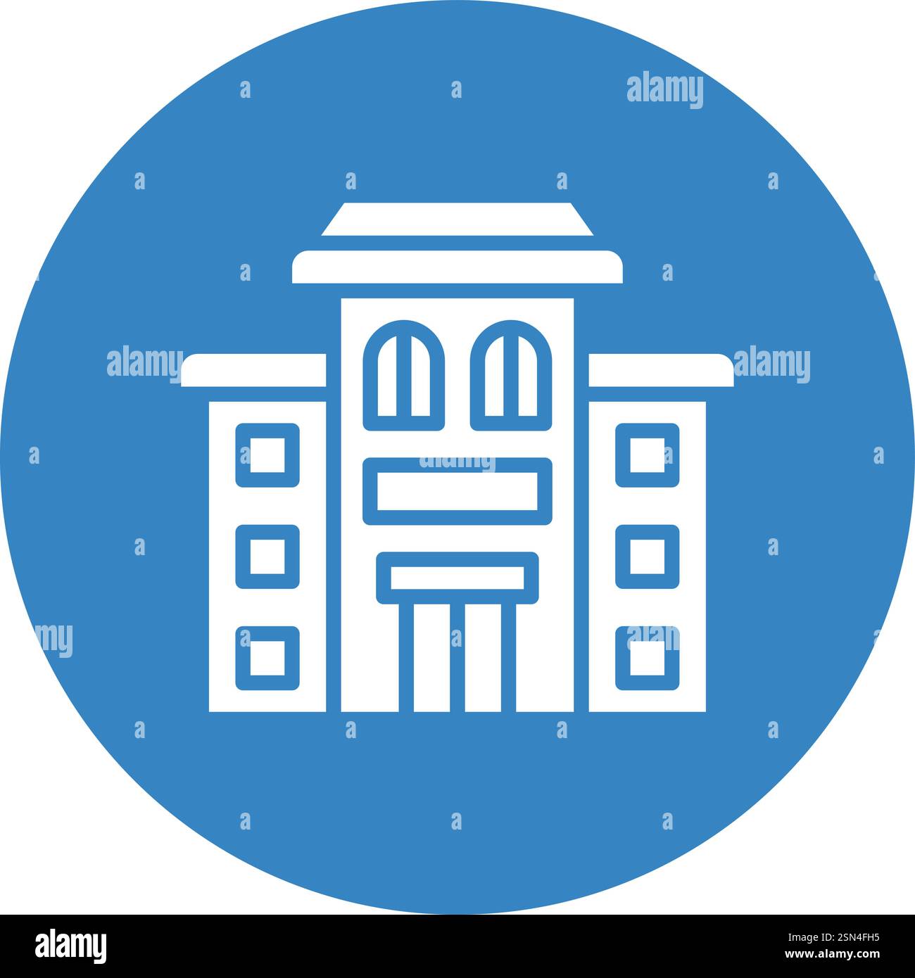 Hotel Vector Icon Design Illustration Stock Vector