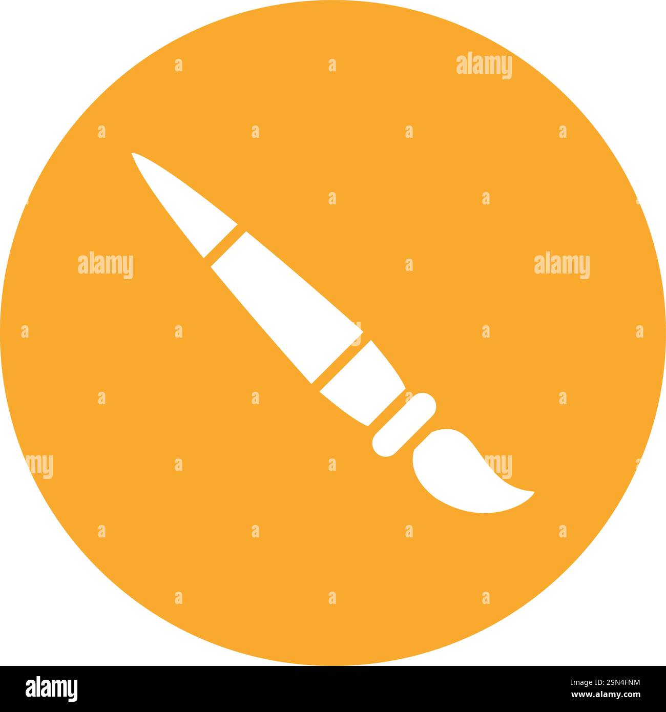 Paint brush Vector Icon Design Illustration Stock Vector