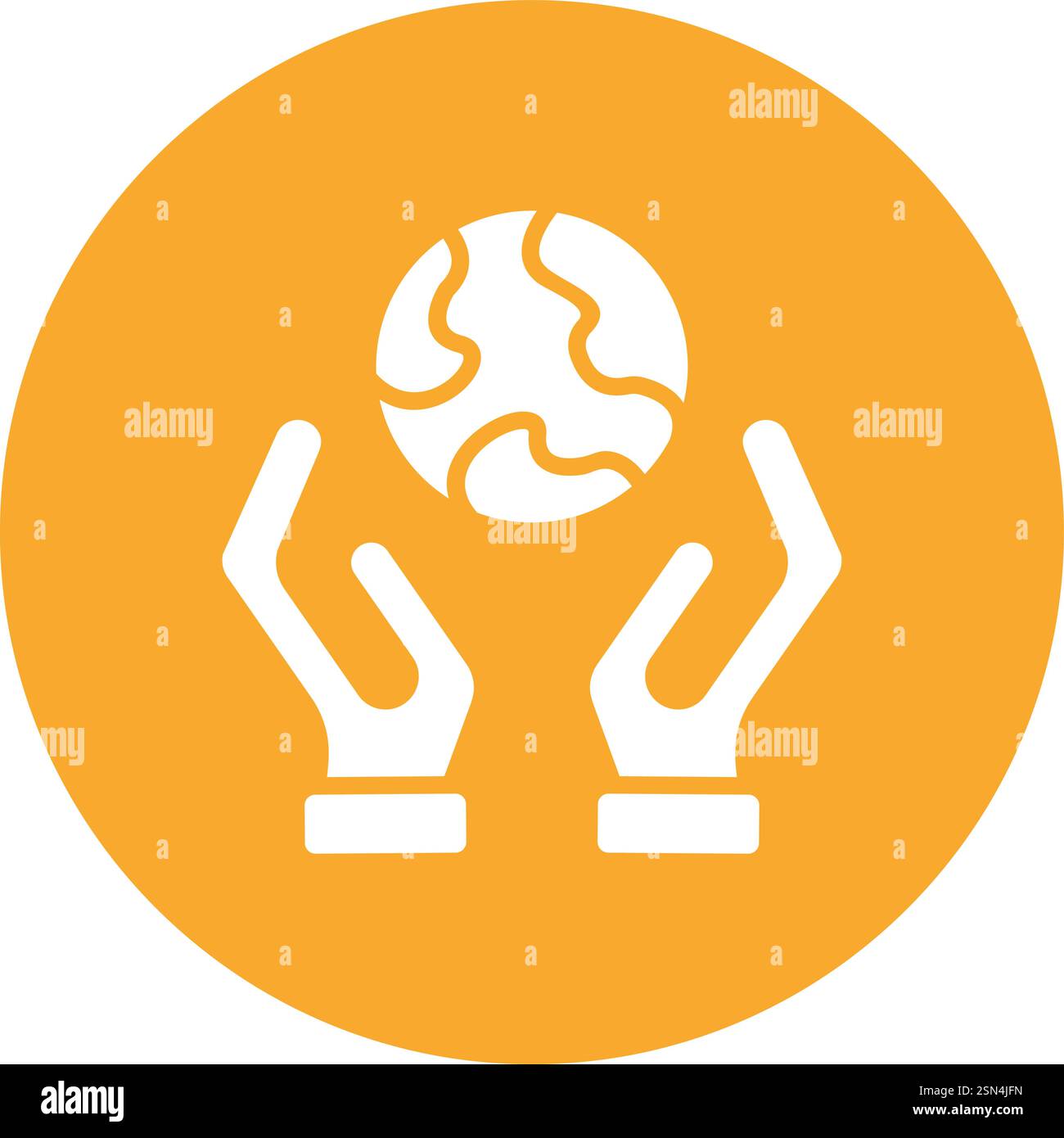 Save the World Vector Icon Design Illustration Stock Vector