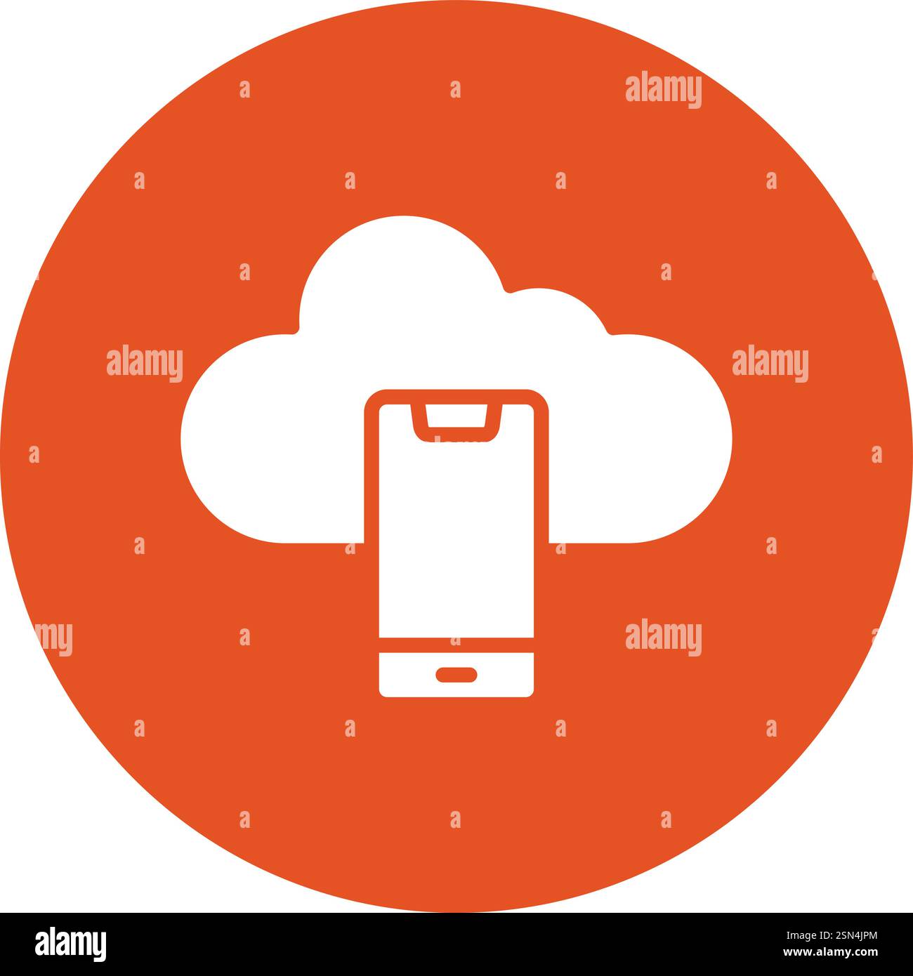 Mobile Vector Icon Design Illustration Stock Vector