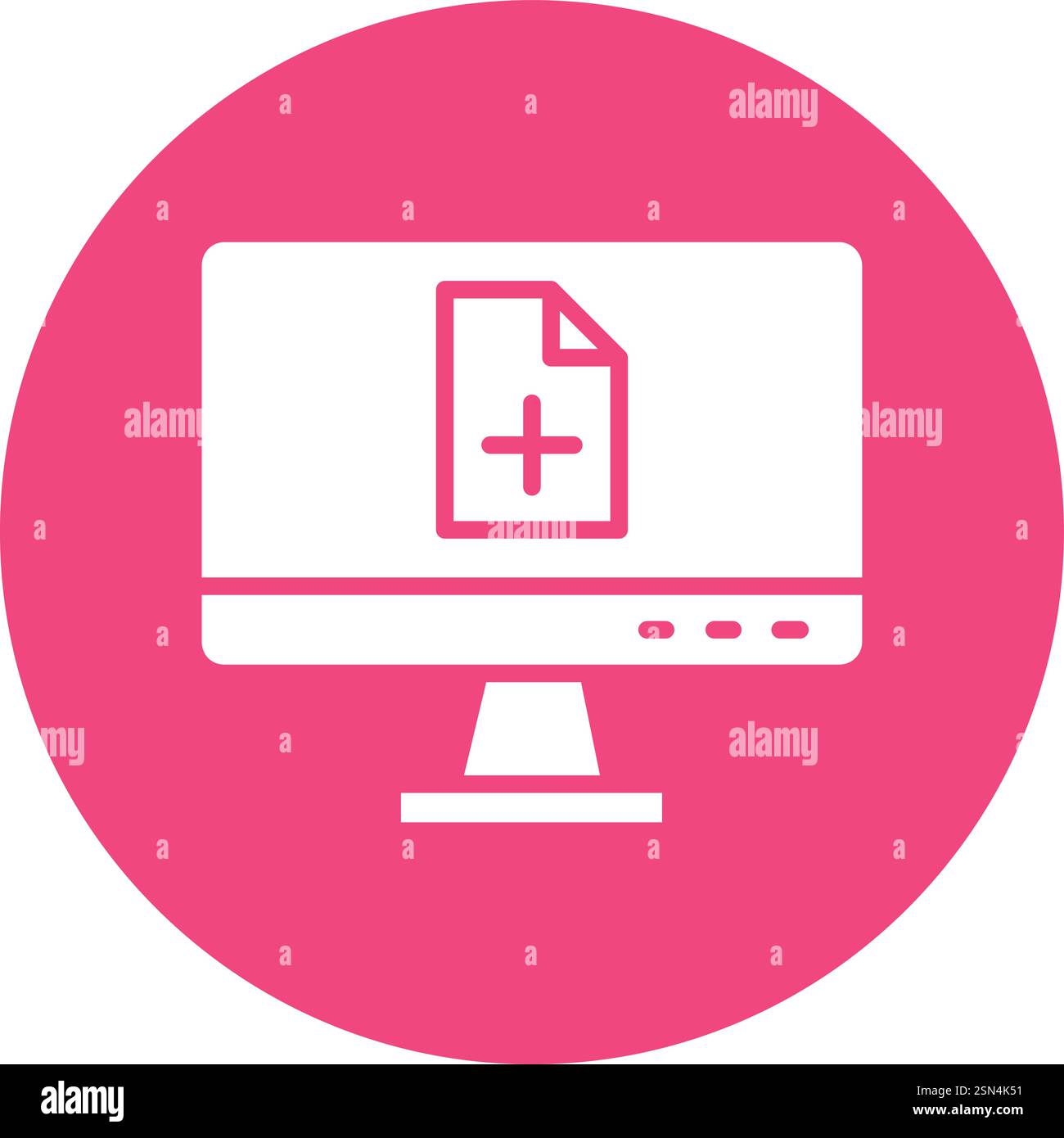 New file Vector Icon Design Illustration Stock Vector