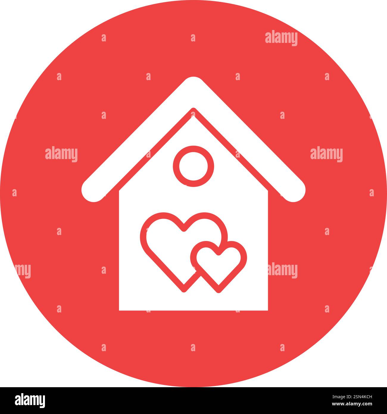 Dream house Vector Icon Design Illustration Stock Vector