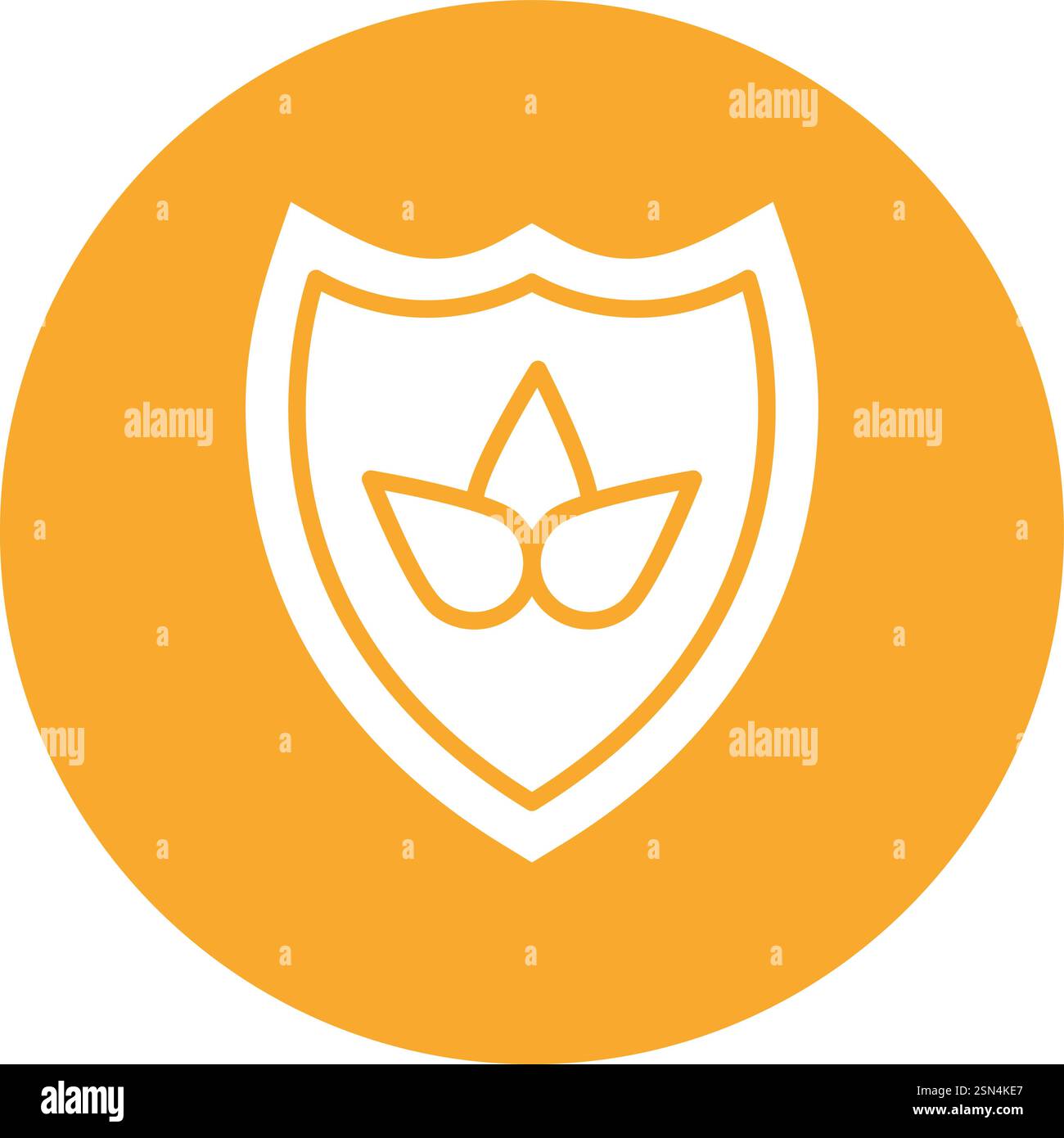 Shield Vector Icon Design Illustration Stock Vector