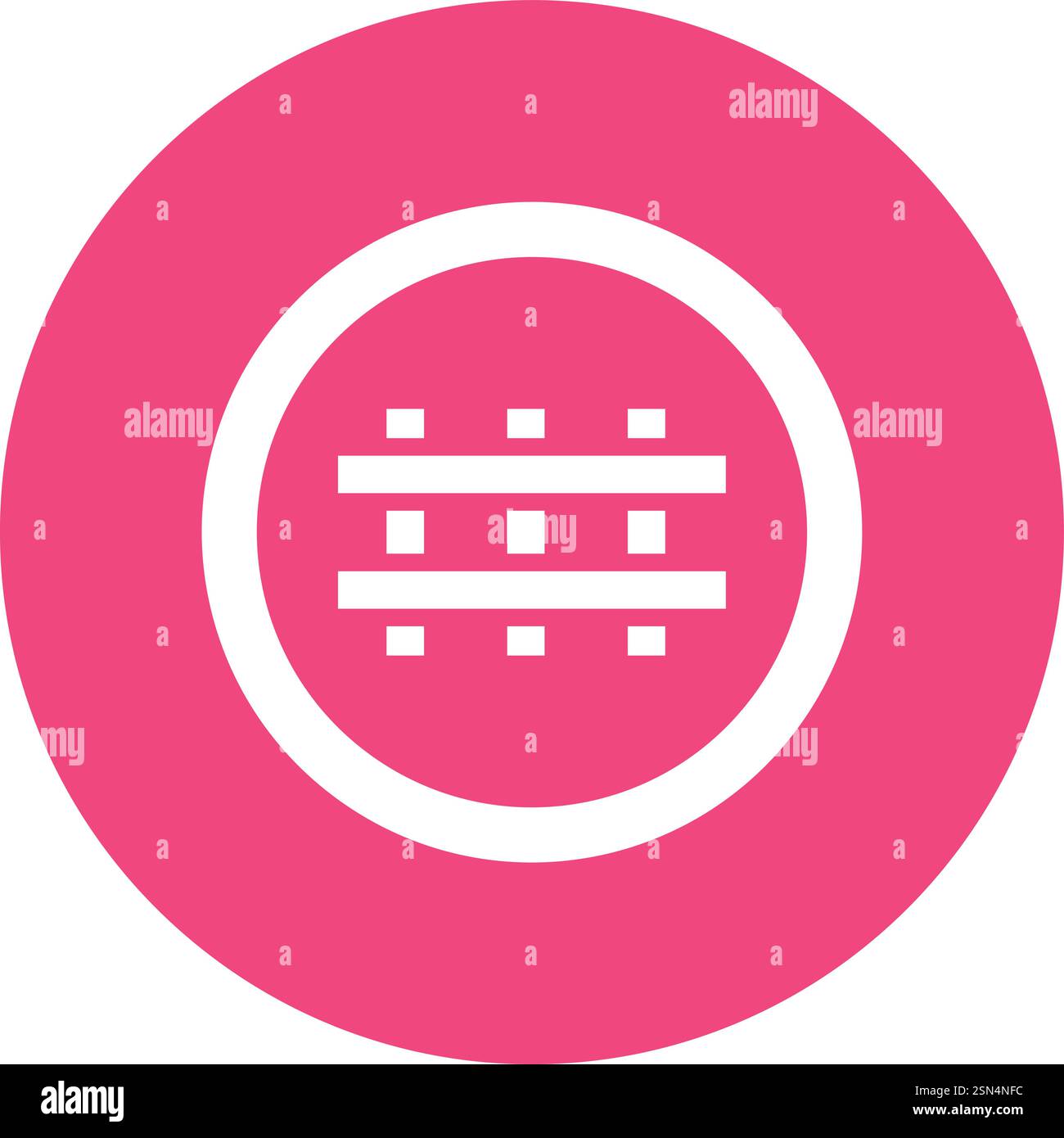 Crossing Vector Icon Design Illustration Stock Vector