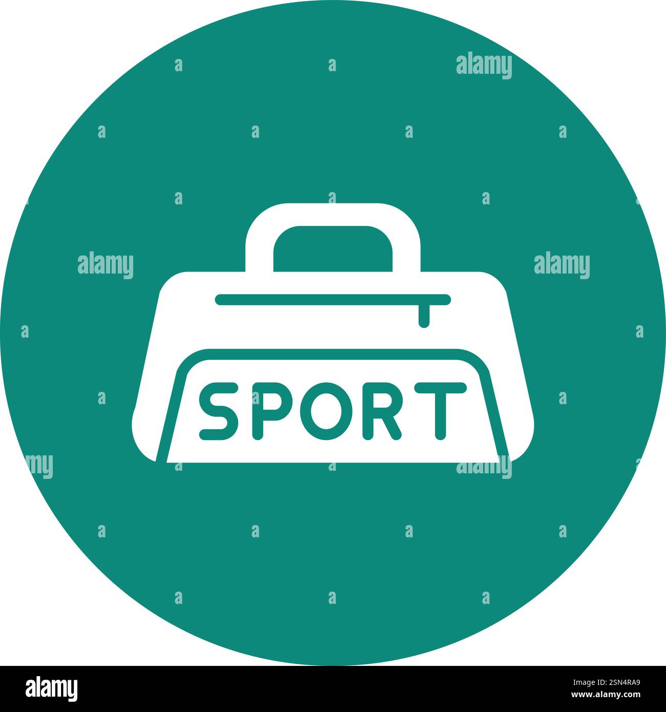 Sport bag Vector Icon Design Illustration Stock Vector