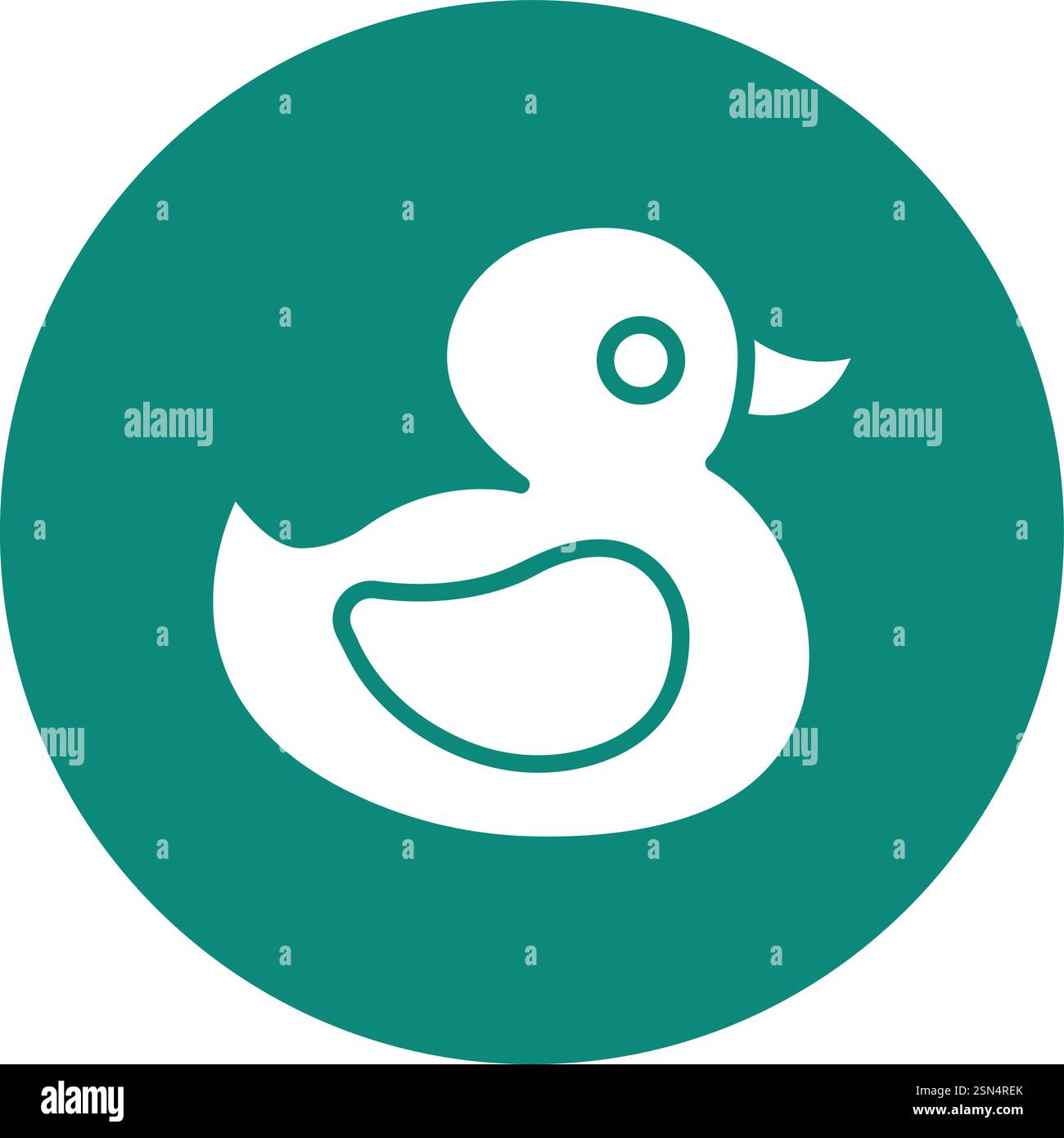 Rubber duck Vector Icon Design Illustration Stock Vector