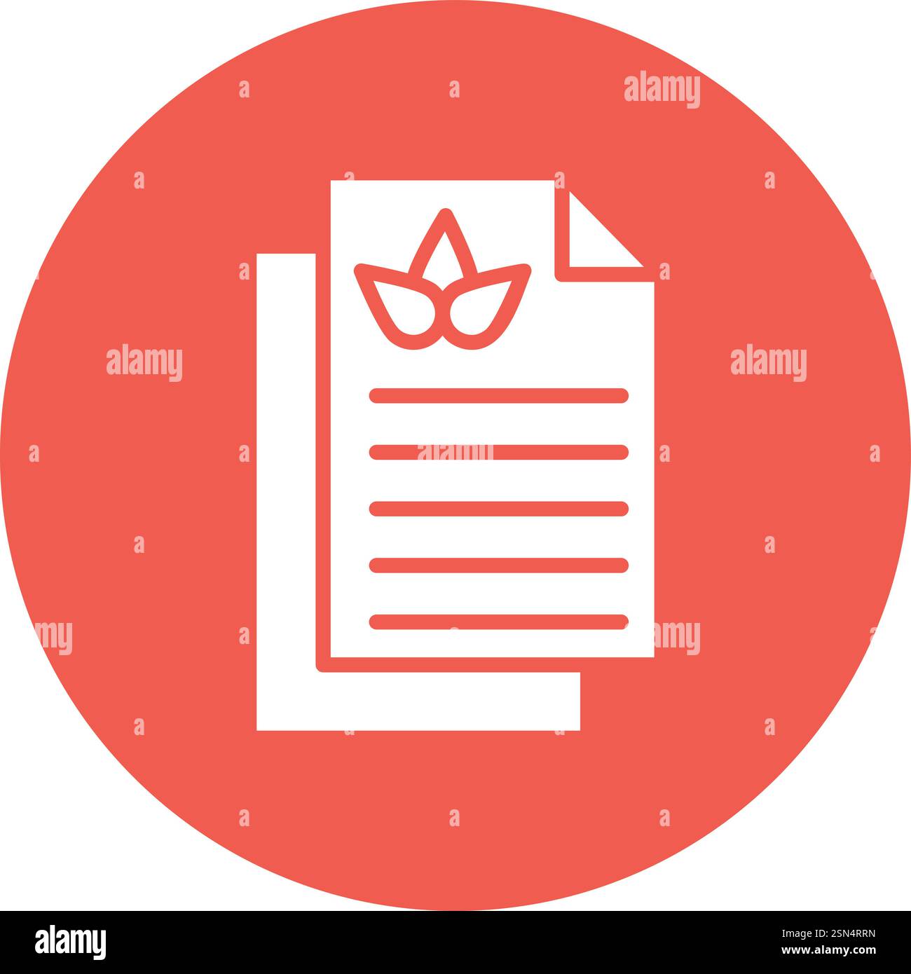 Paper Vector Icon Design Illustration Stock Vector