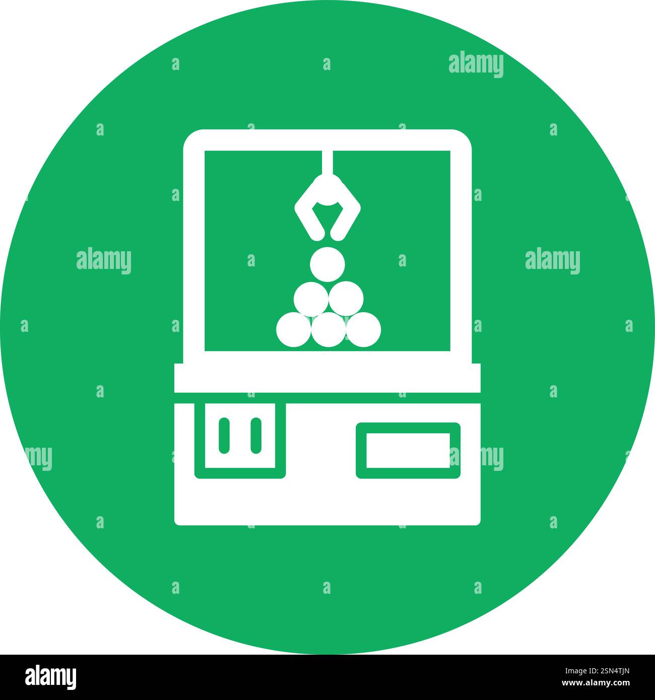 Crane machine Vector Icon Design Illustration Stock Vector