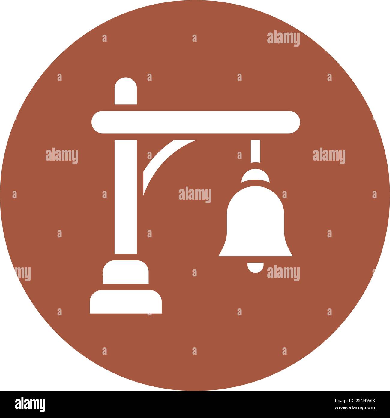 Bell Vector Icon Design Illustration Stock Vector