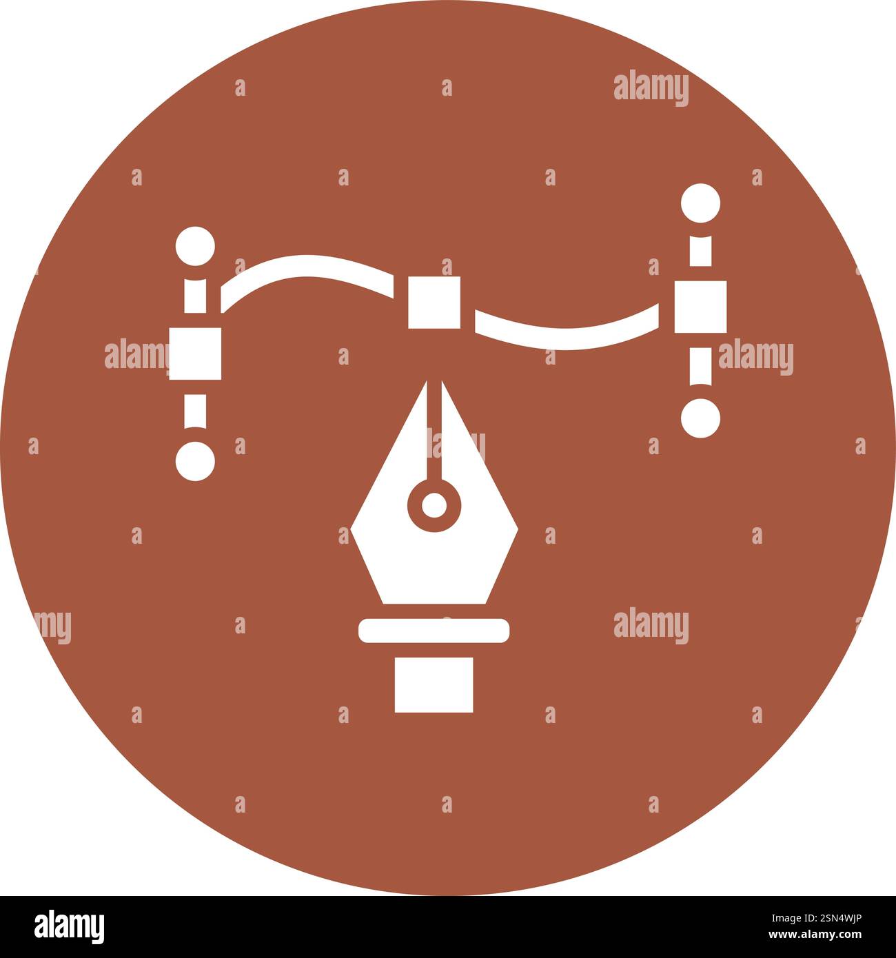 Pen tool Vector Icon Design Illustration Stock Vector