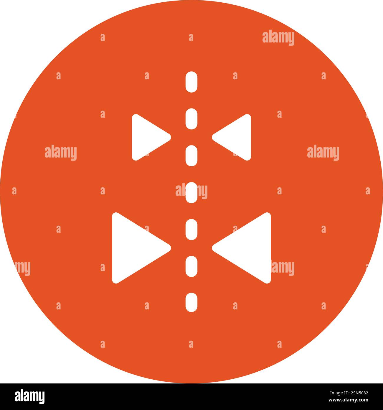 Mirror image Vector Icon Design Illustration Stock Vector