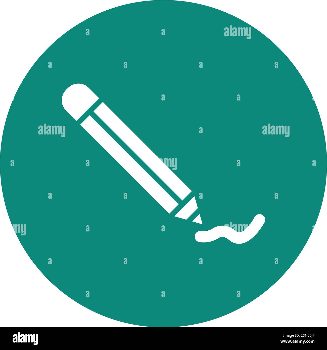 Pencil tool Vector Icon Design Illustration Stock Vector