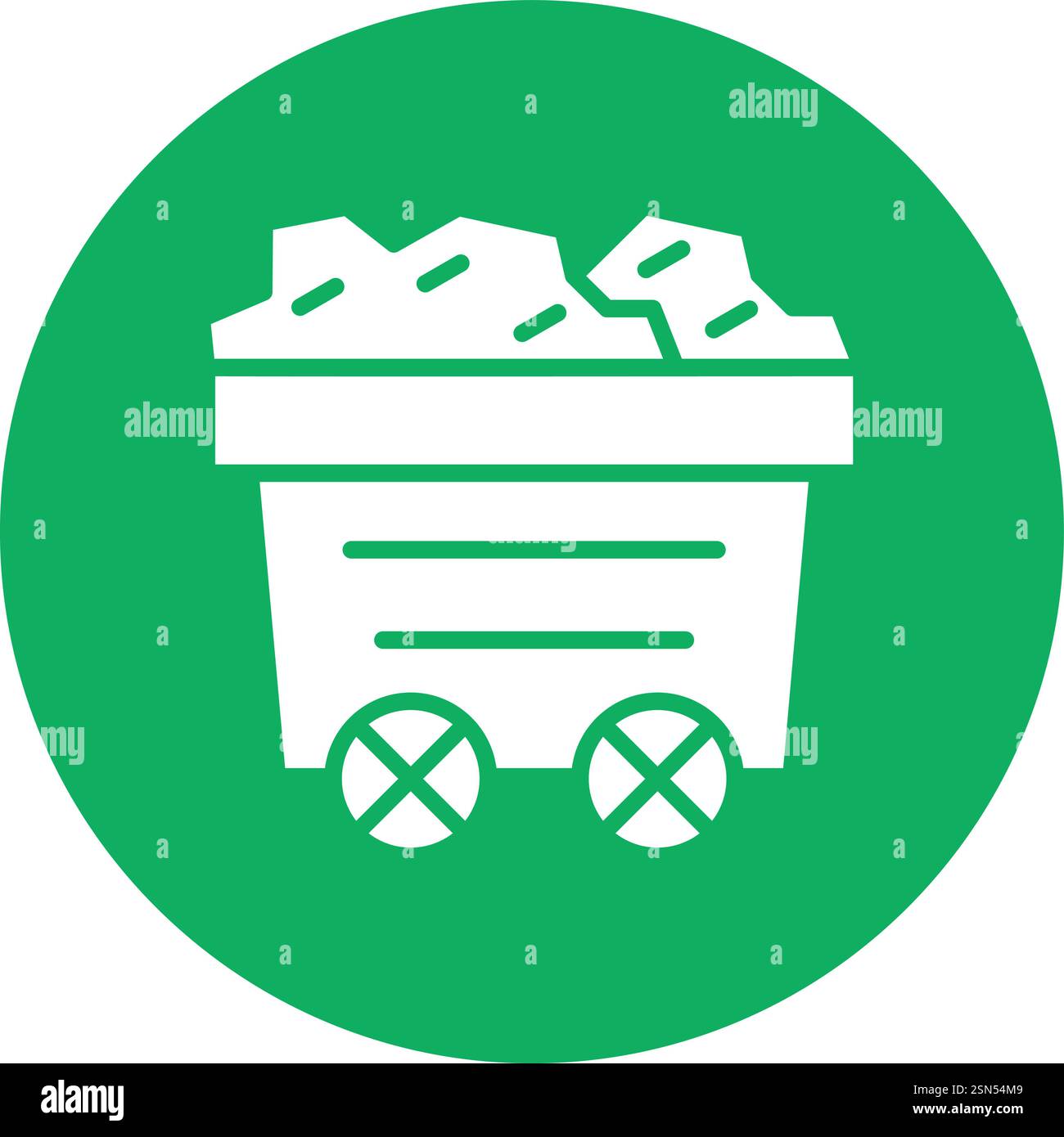 Mine Vector Icon Design Illustration Stock Vector