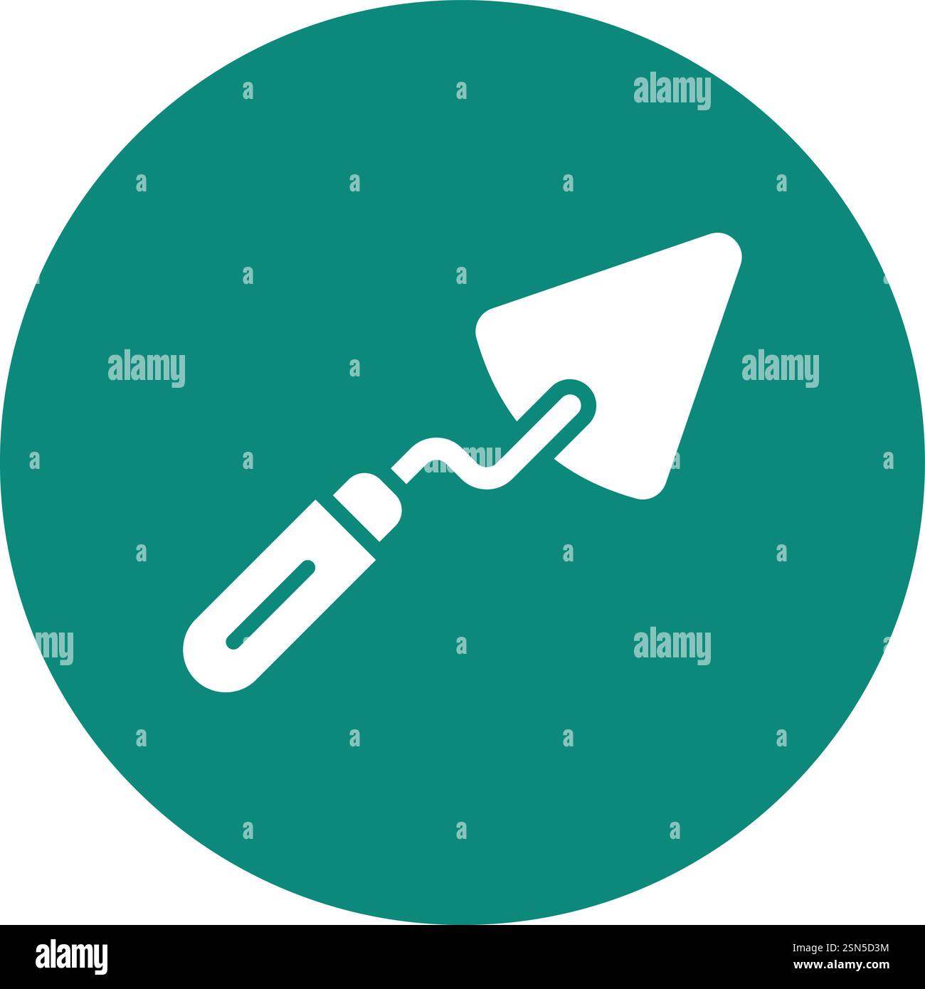 Trowel Vector Icon Design Illustration Stock Vector