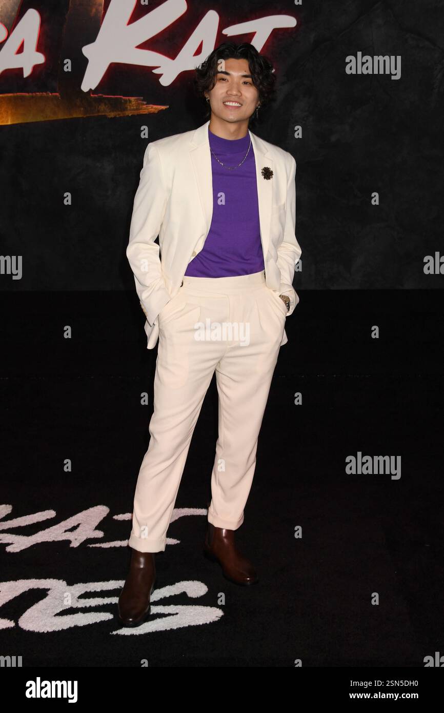 Hollywood, Ca. 12th Feb, 2025. Brandon H. Lee at Netflix's Cobra Kai ...